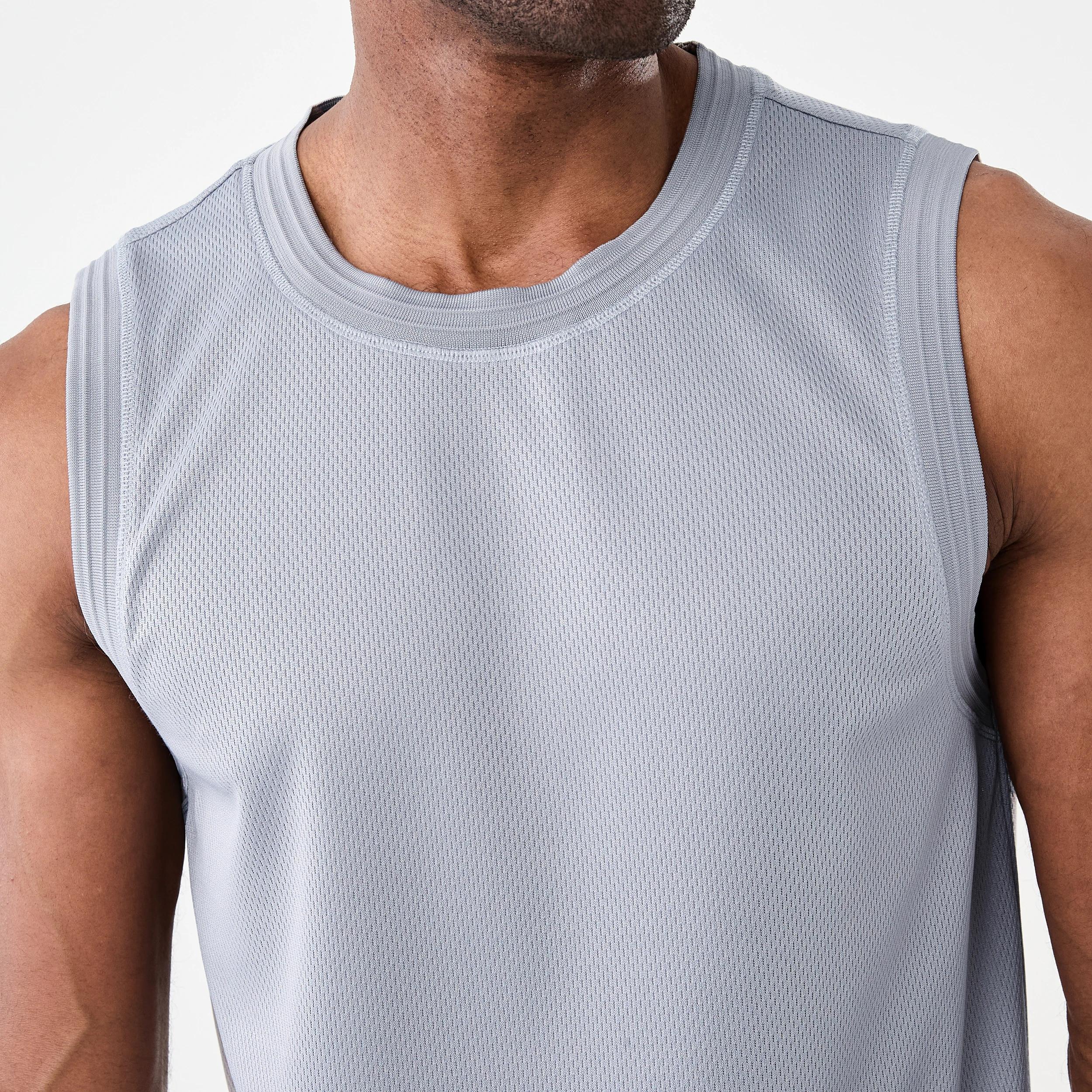 4 Active Mens Relaxed Basketball Tank ALLOY, 4 of 5