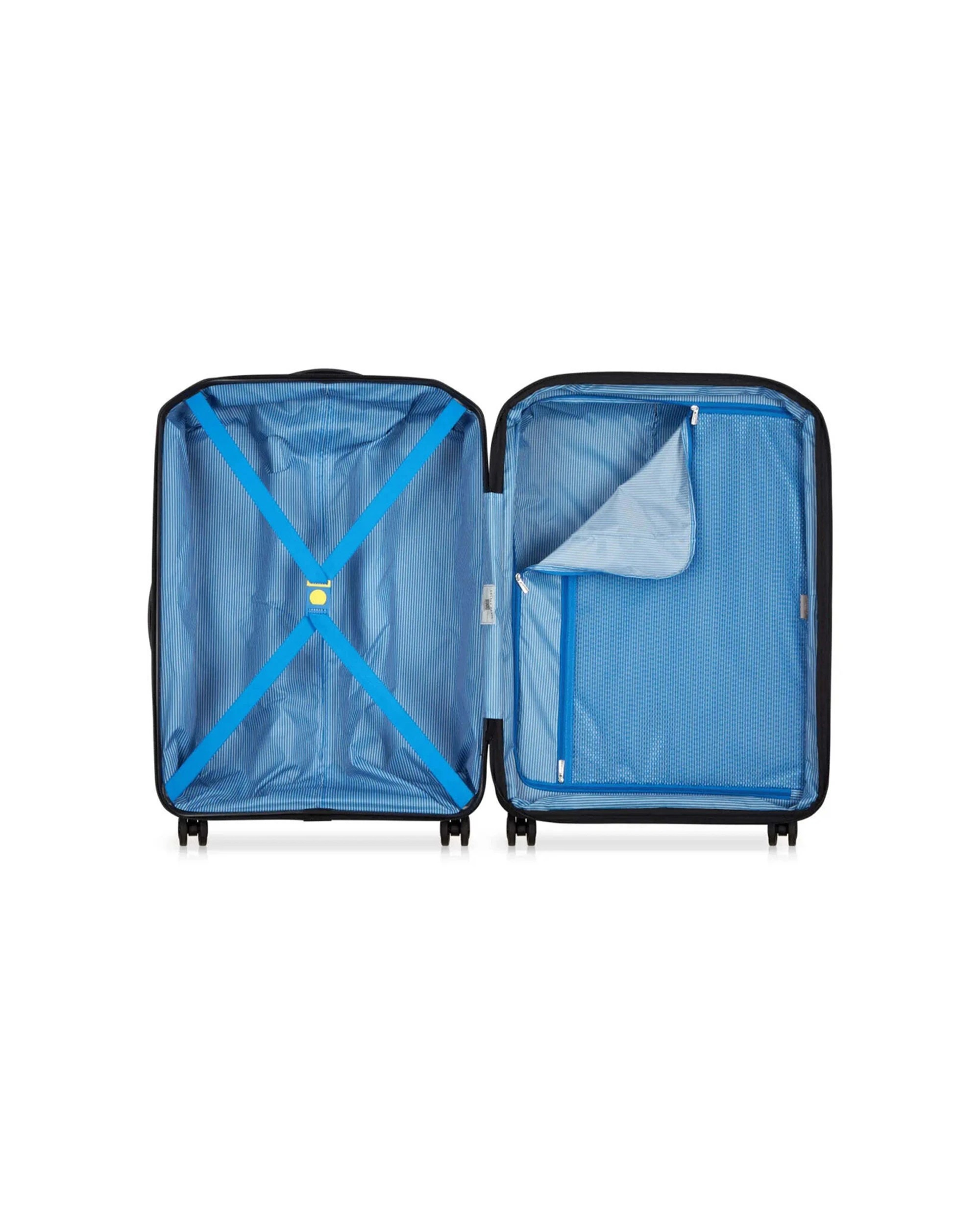 2 Delsey Anvers 65.5 cm 4 Wheel Expandable Suitcase TSA Lock Matte Finish Teal - Blue, 2 of 8
