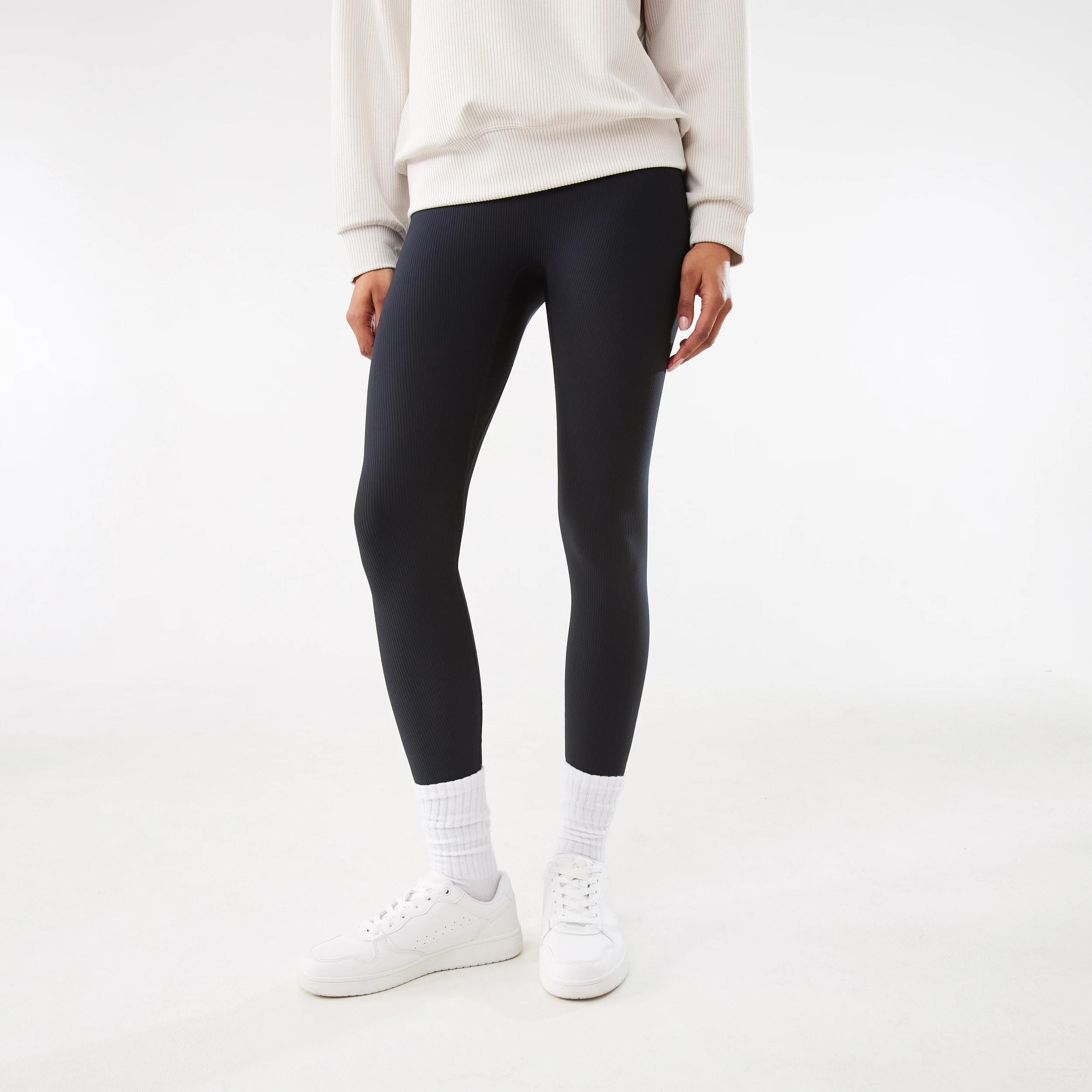 1 Active Womens Rib Leggings SHADE NAVY, 1 of 5