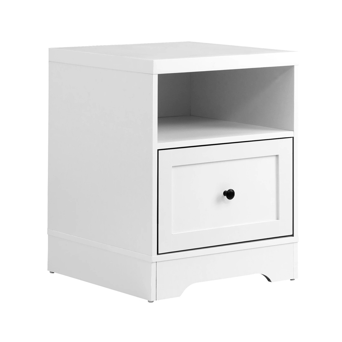 8 Oikiture Bedside Tables Drawers Nightstand Storage Cabinet
 - White, 8 of 10