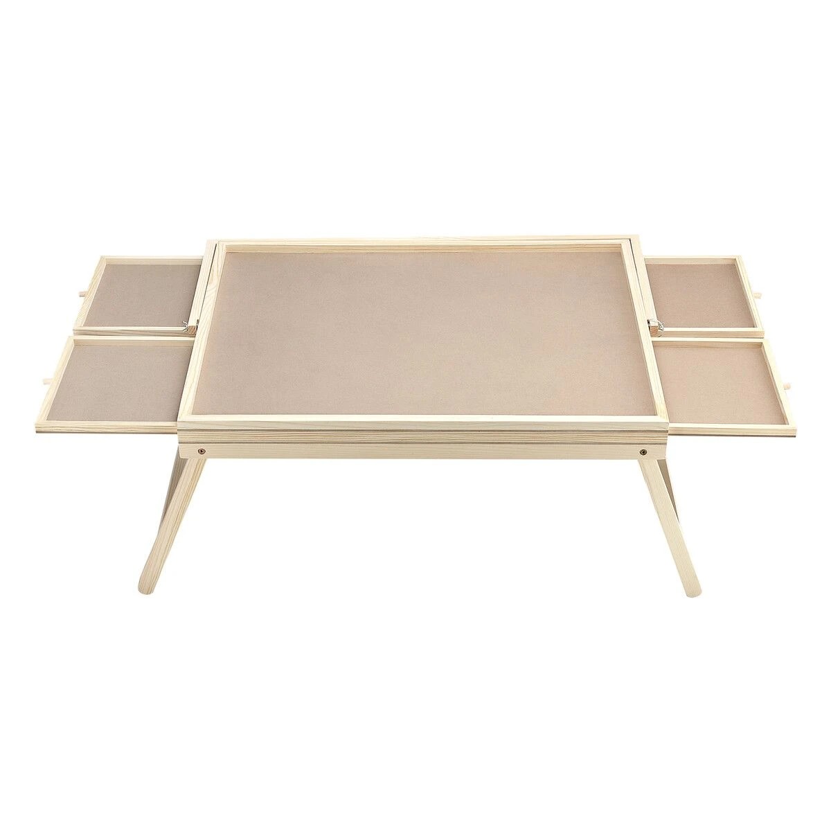 1 AUSWAY 1000pcs Jigsaw Puzzle Table Board Tray Wooden Games, 1 of 7