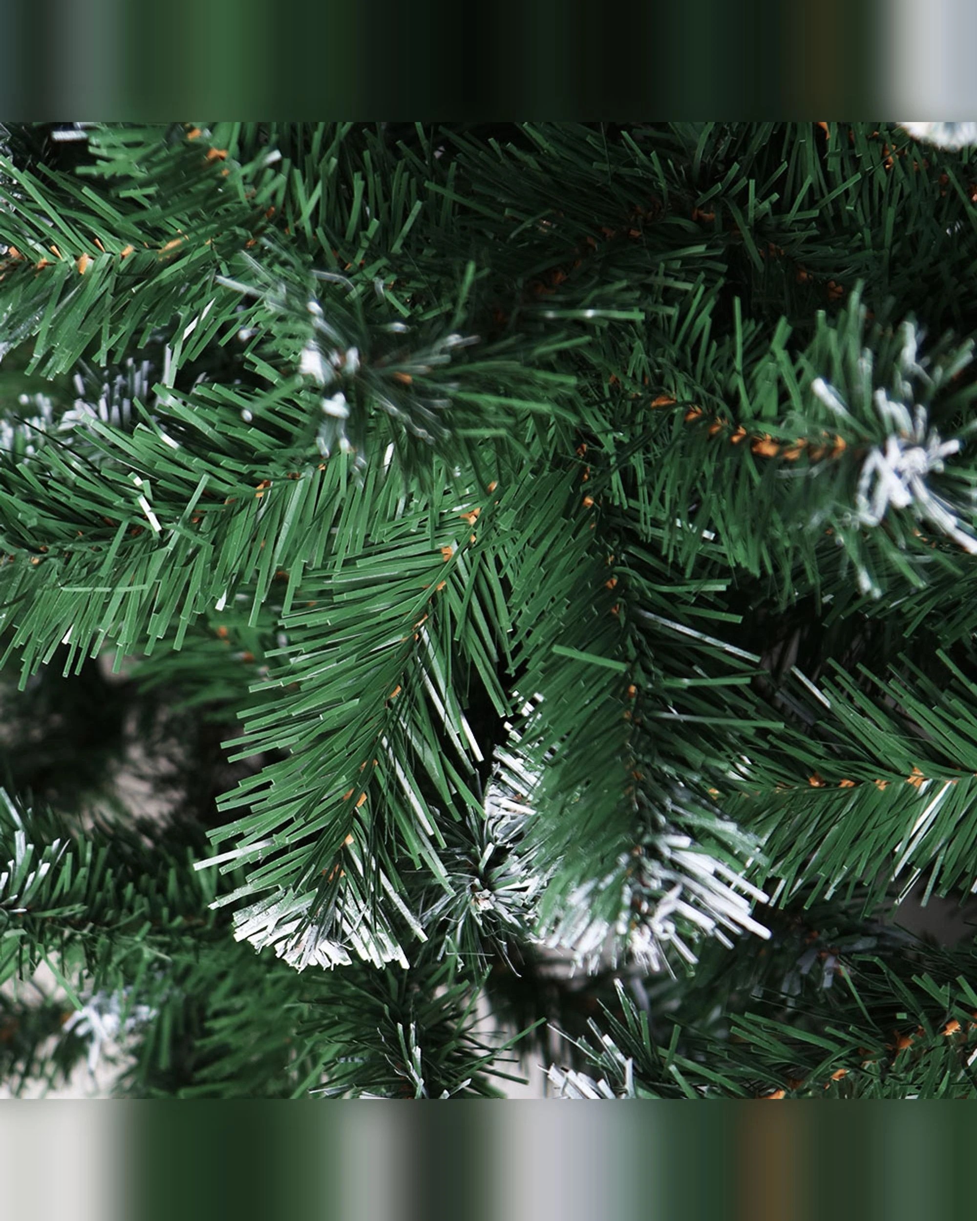 3 Jingle Jollys Christmas Tree 2.4m Snowy Xmas Tree Decoration 1225 Tips - Assorted, 3 of 8