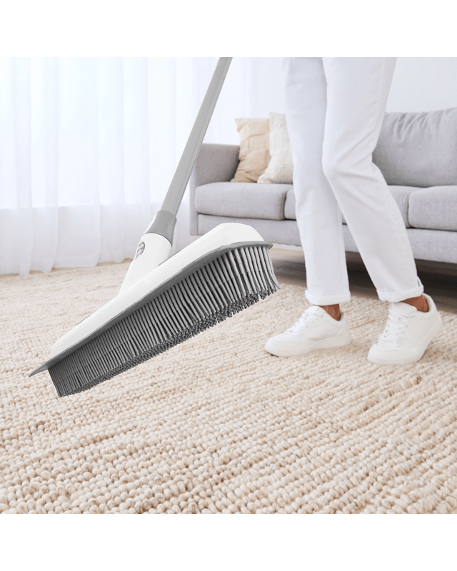 Indoor Rubber Broom and Squeegee Head - Mix & Match Click R