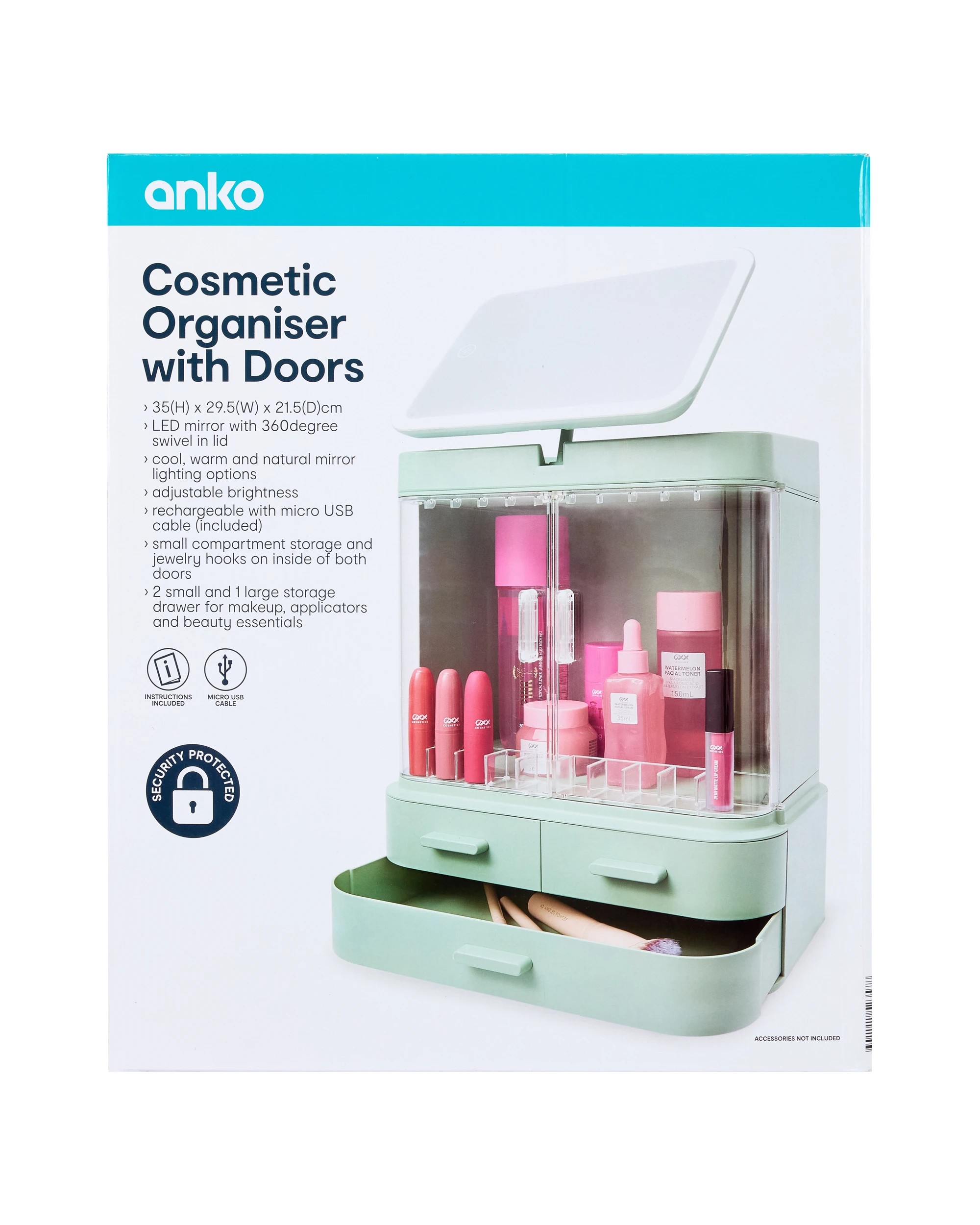 10 Cosmetic Organiser with Doors, 10 of 10