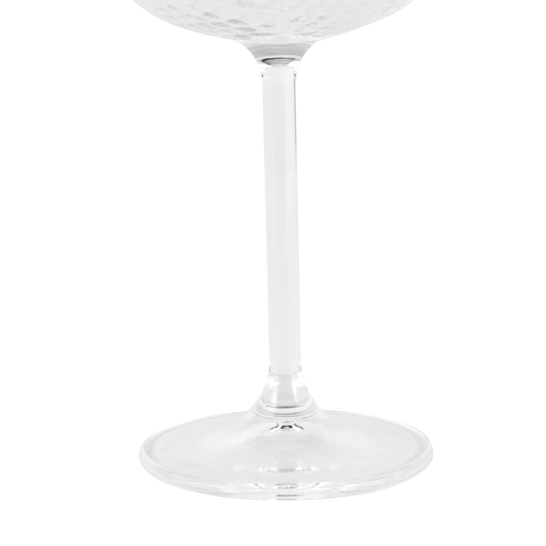 4 4 Clear Acrylic Hammered Coupe Glasses, 4 of 5