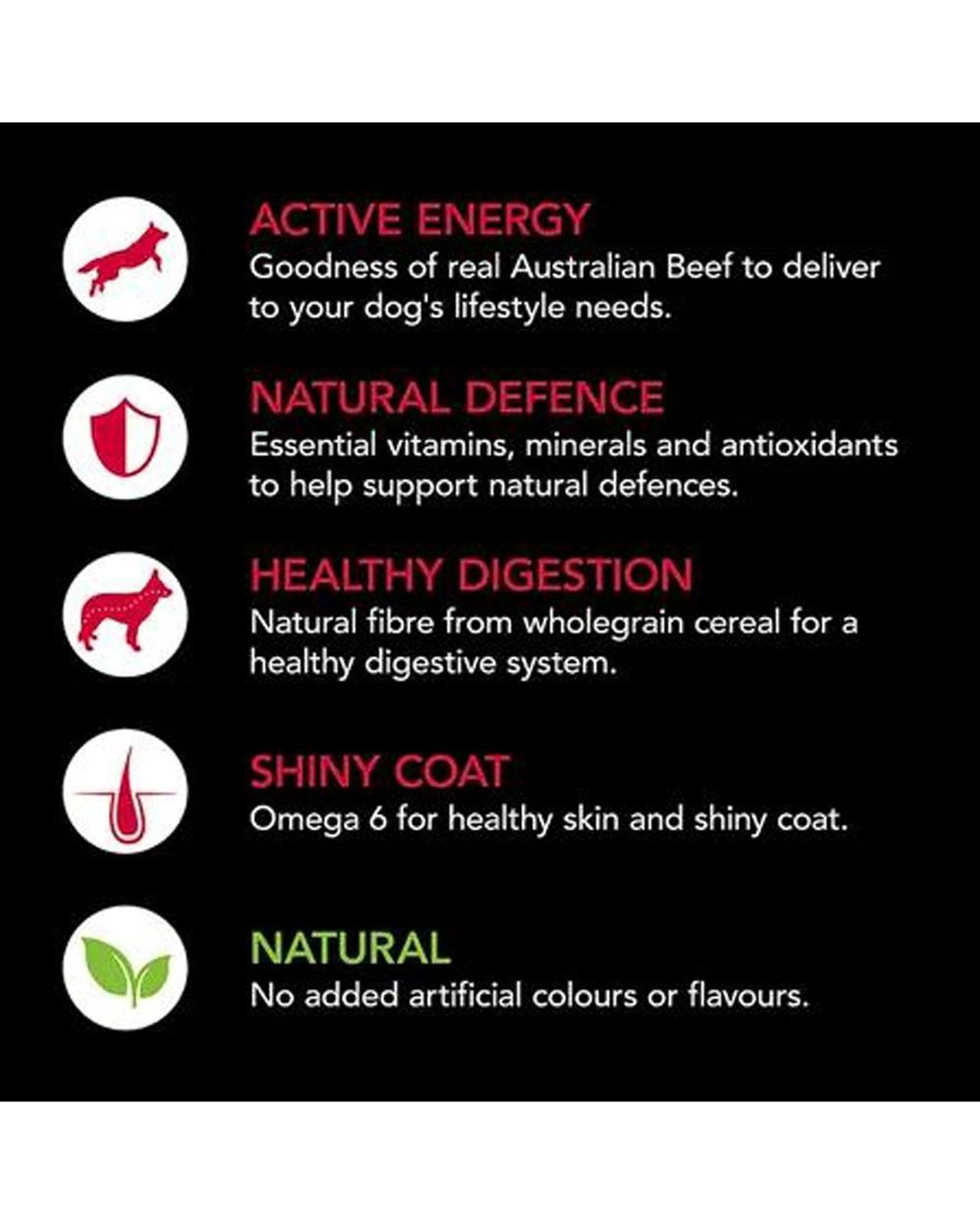 5 Supercoat Smartblend Adult Healthy Digestion Dry Dog Food w/ Beef 2.8kg, 5 of 10