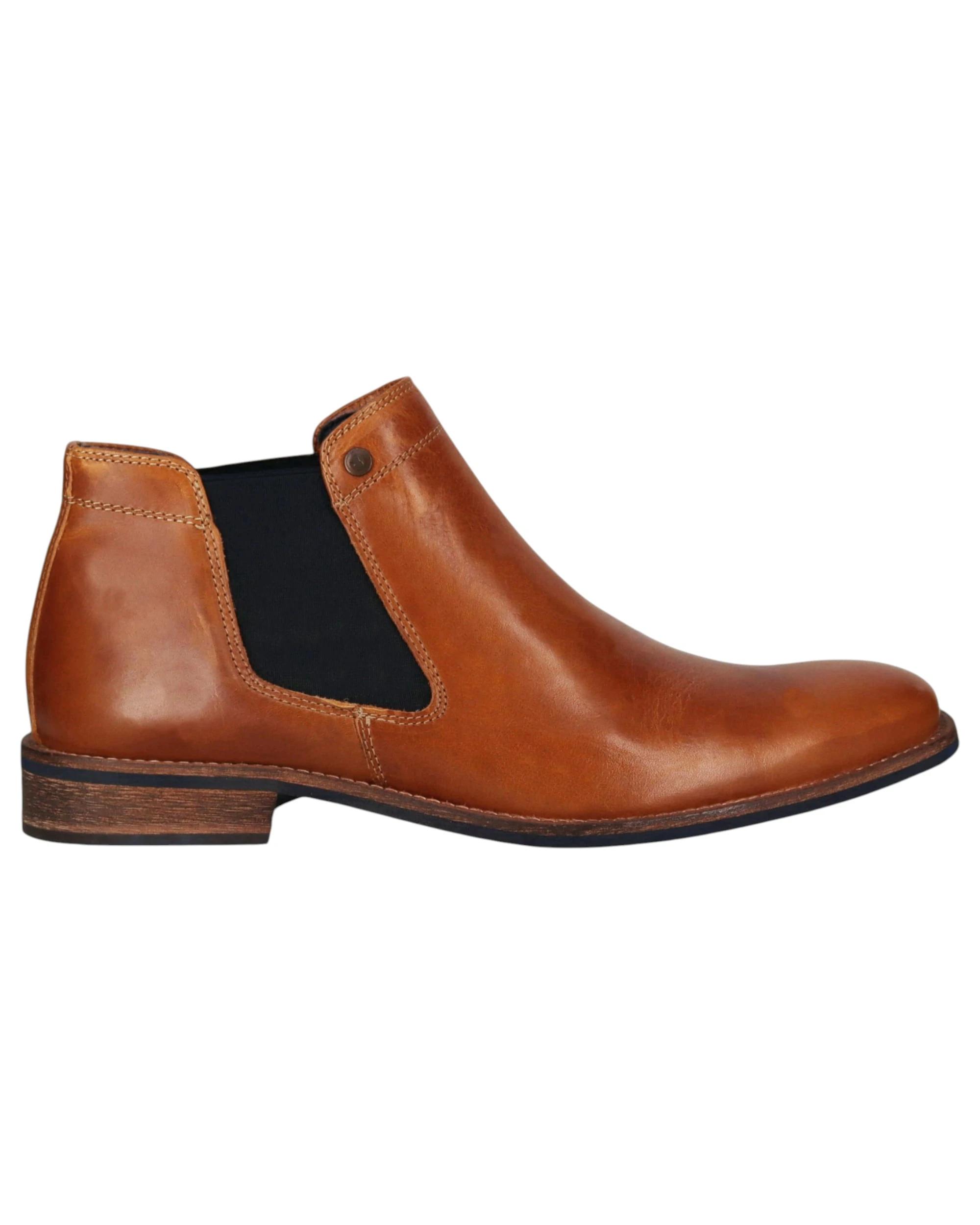 1 Wild Rhino Mens Drake Formal Dress Work Boots TAN, 1 of 6