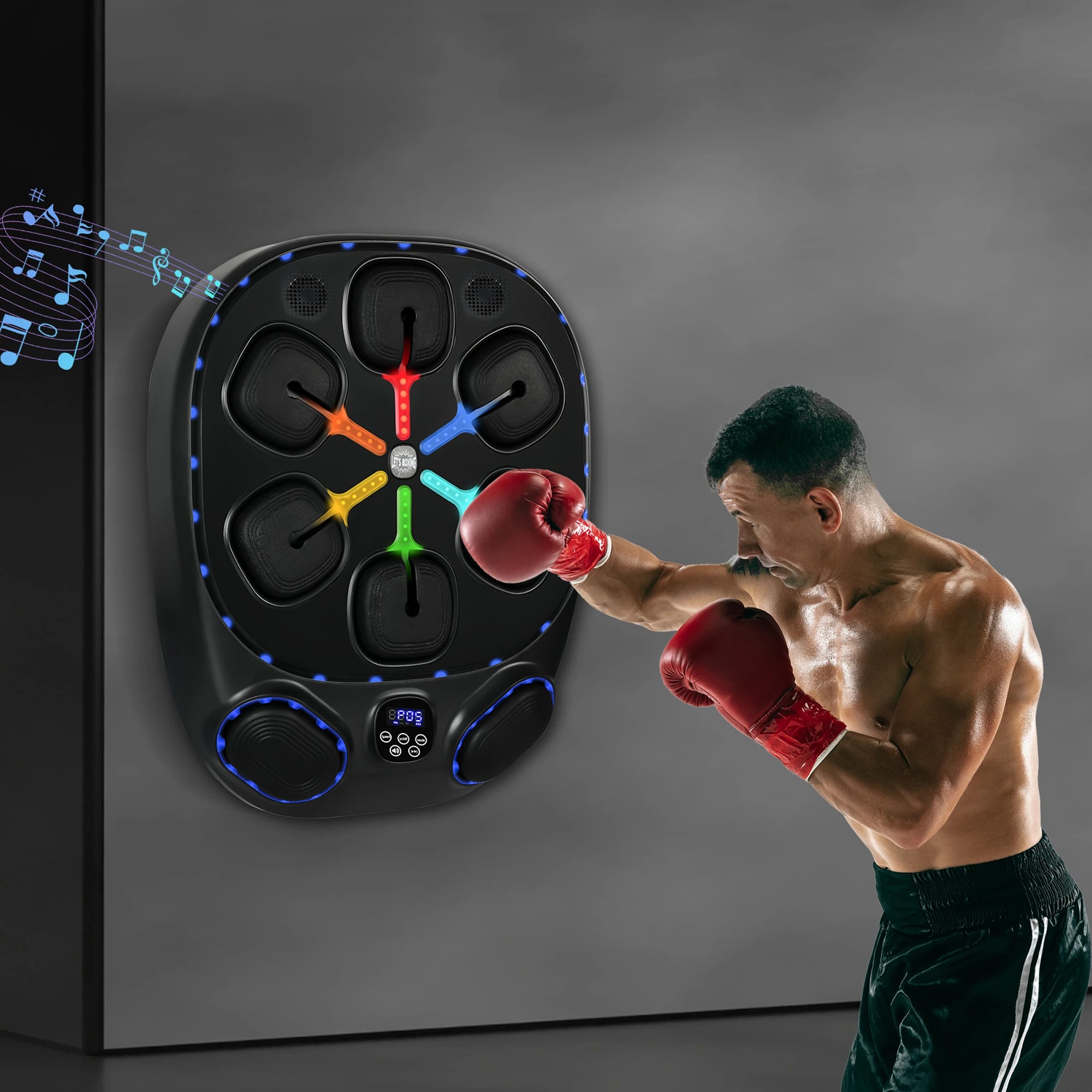 8 Centra Smart Music Boxing Machine Wall Mounted Punching Bluetooth Adult Kids, 8 of 9