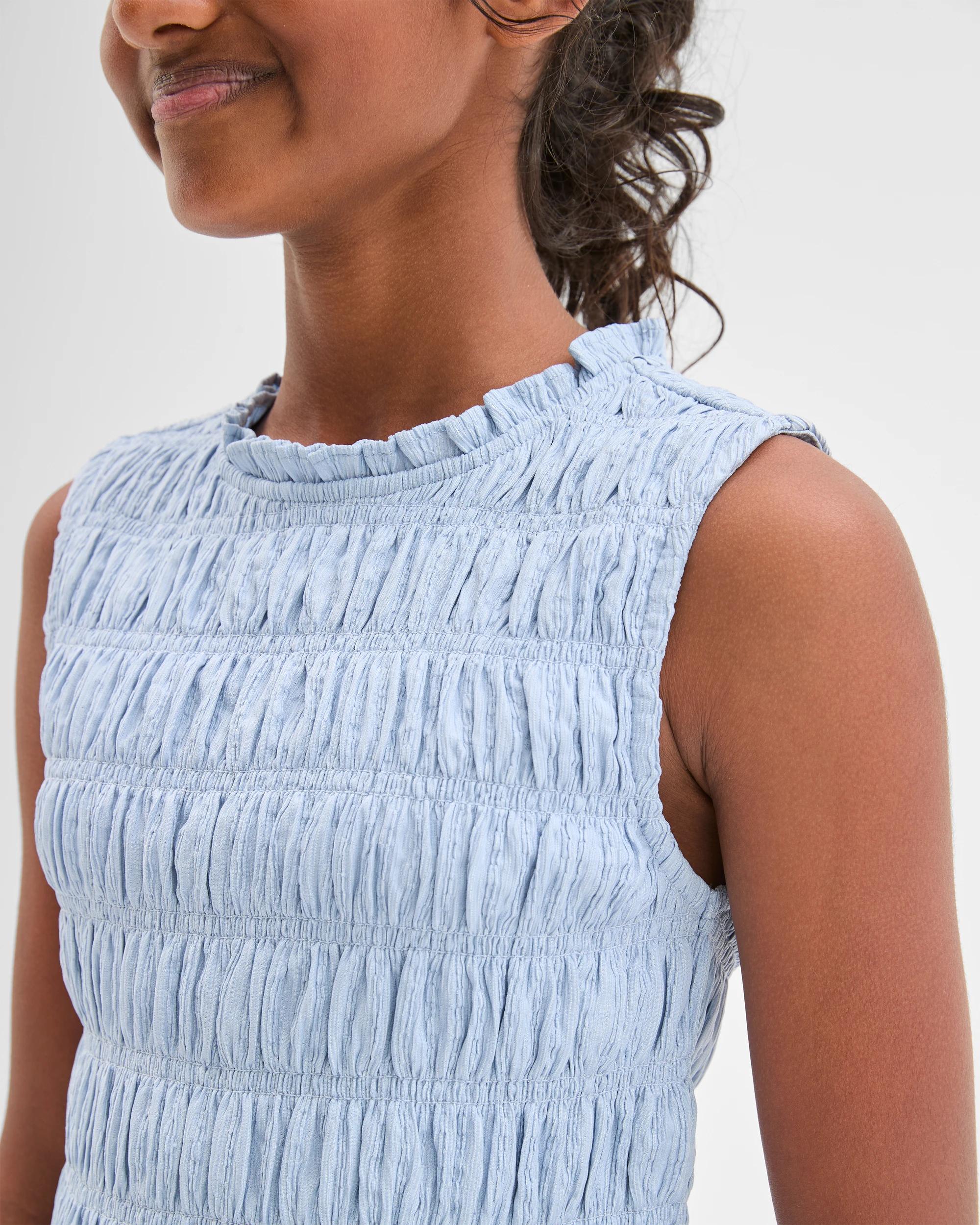 4 Target Kids Textured Knit Tank Top BLUE, 4 of 7