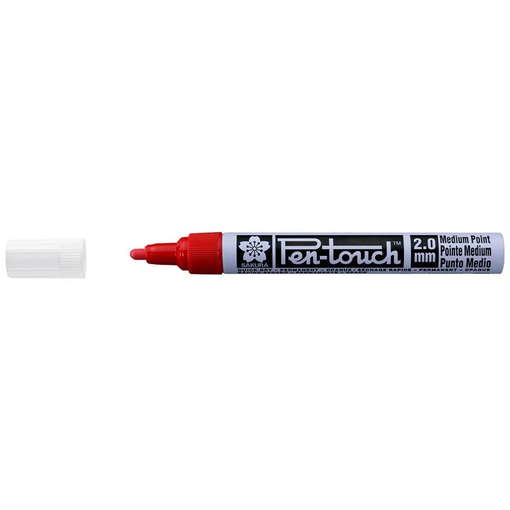 1 Sakura Pen-touch Paint Marker 2mm Red, 1 of 5