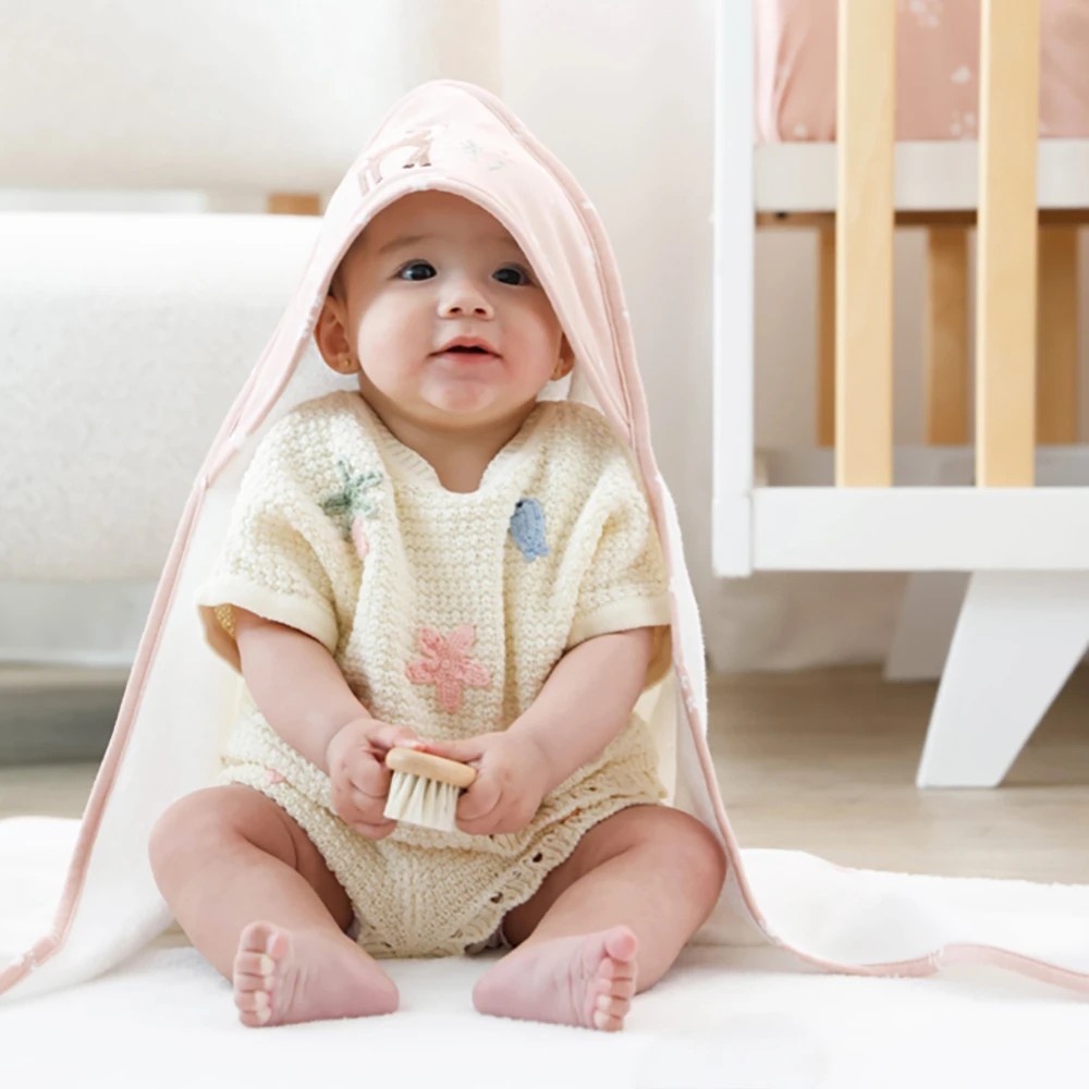 3 Living Textiles - Hooded Towel (75cm x 75cm) - Fawn Fables - Assorted, 3 of 4