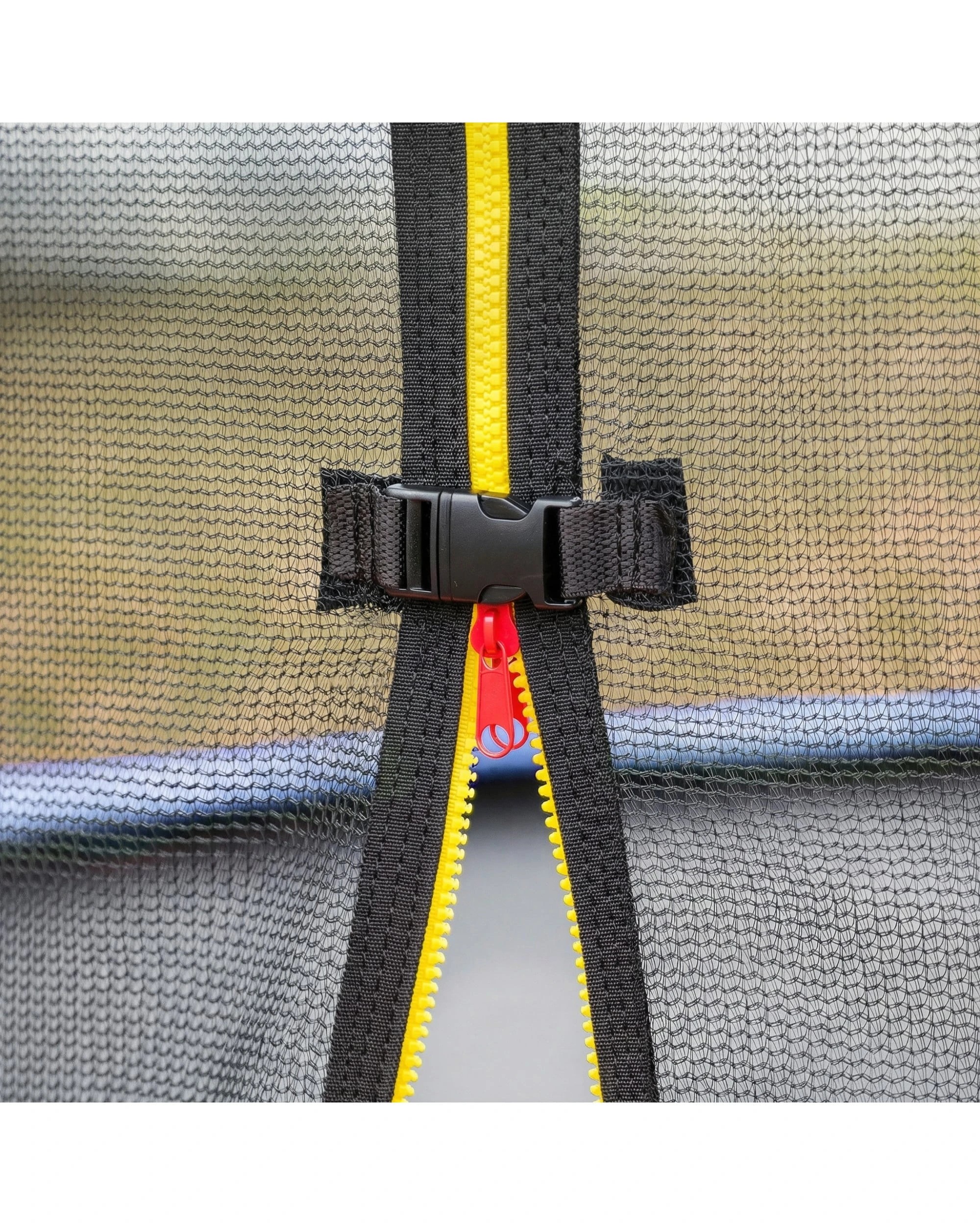 6 Kahuna 14ft 12 Pole Trampoline Replacement Safety Pad and Inner Net Outdoor Enclosure Netting - Green, 6 of 6