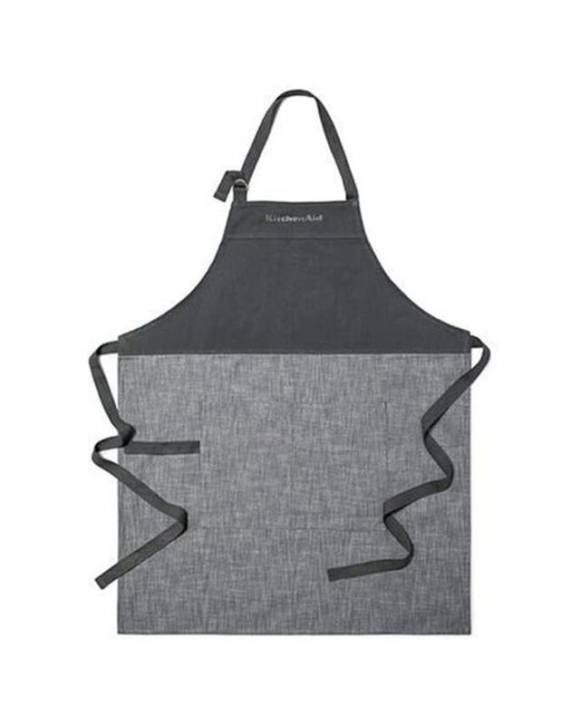 KitchenAid 100 Percent Cotton Adjustable Kitchen Apron - Char
