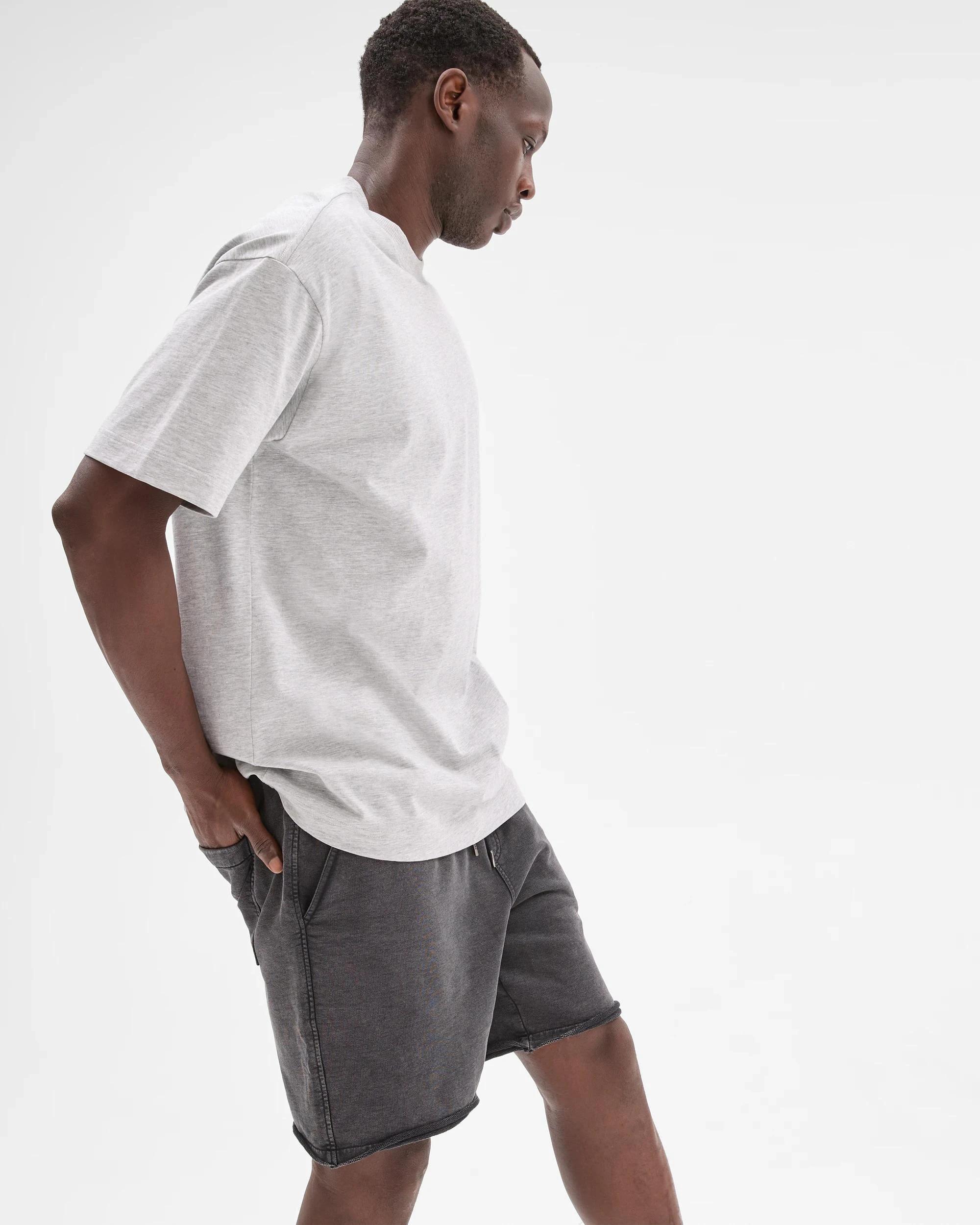 3 Commons Australian Cotton Fleece Shorts BLACK, 3 of 5