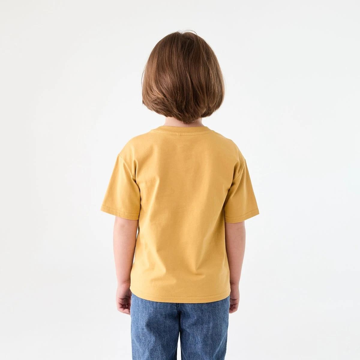 2 Boucle T-shirt SMALL LION FACE YELLOW OCHRE, 2 of 6