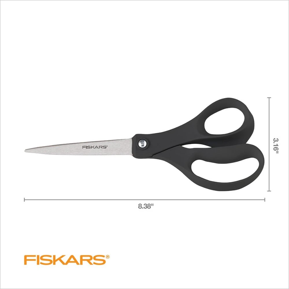 3 Fiskars Performance ErgoSharp Bent Scissors 8'/20cm, 3 of 3