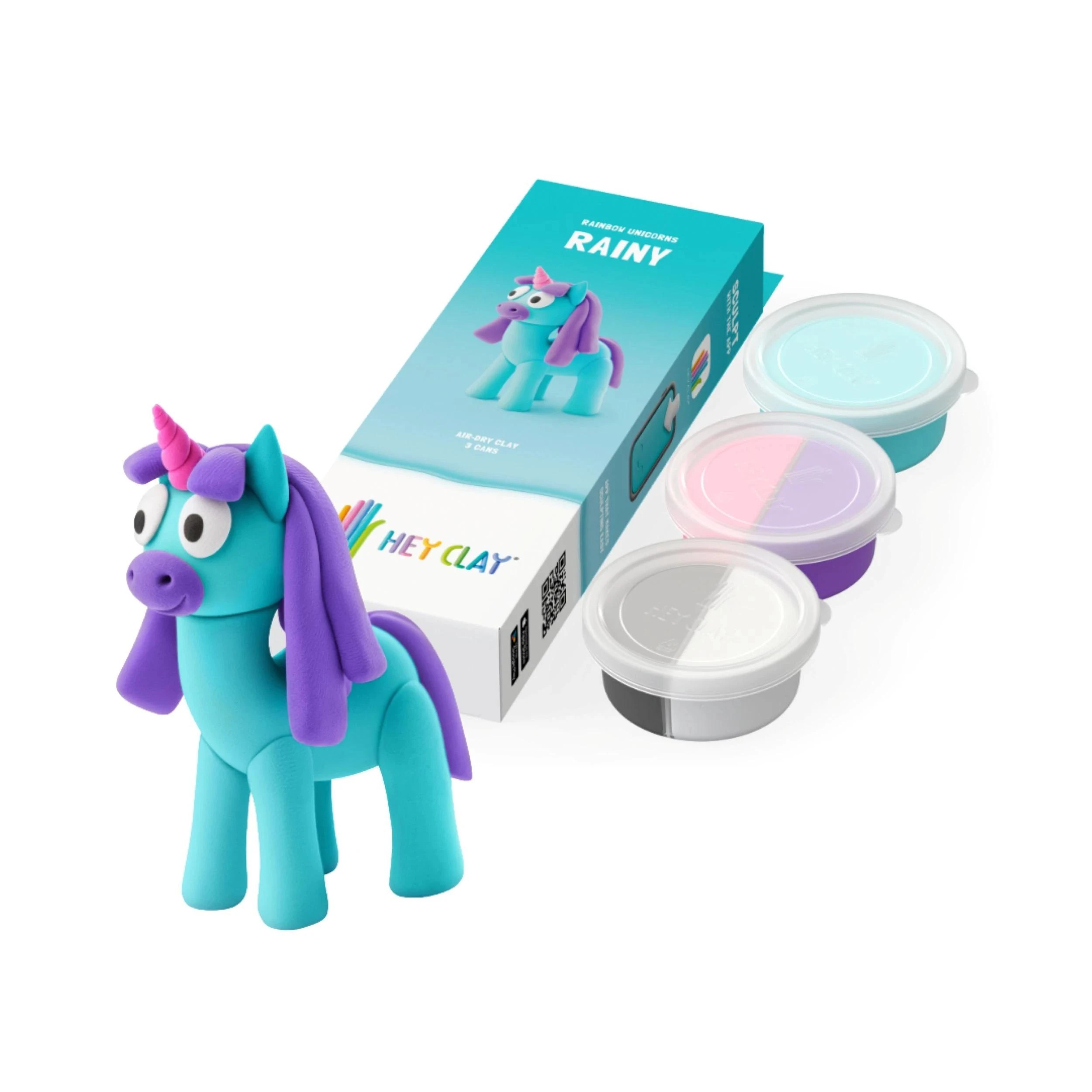 3 Hey Clay Fluffy Pets - Assorted - Multi, 3 of 7