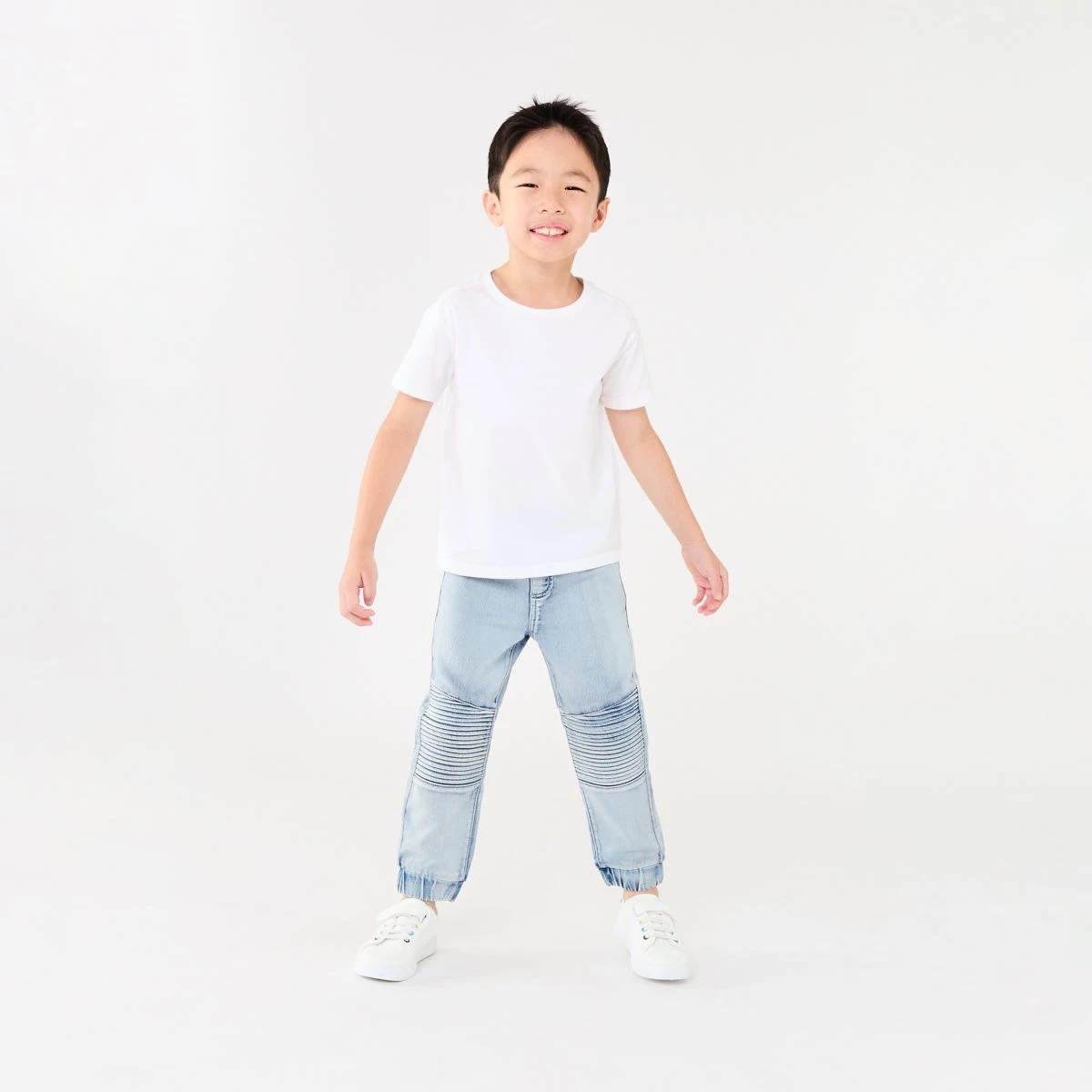 7 Moto Denim Jeans LIGHT WASH, 7 of 10