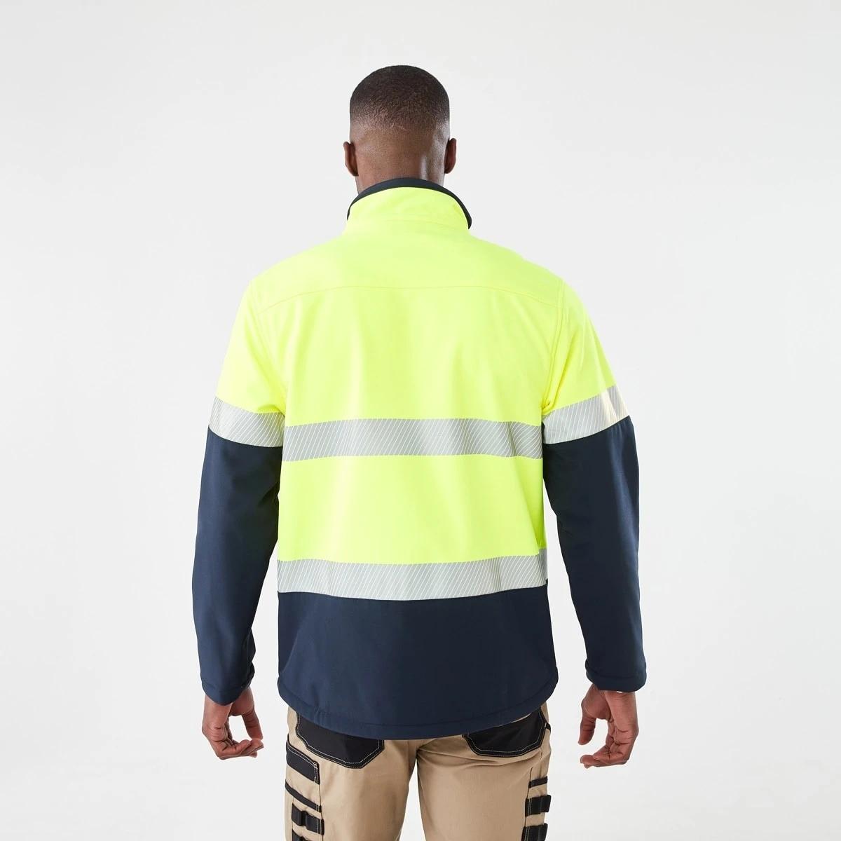 4 Hi-Visibility Softshell Jacket Yellow, 4 of 8