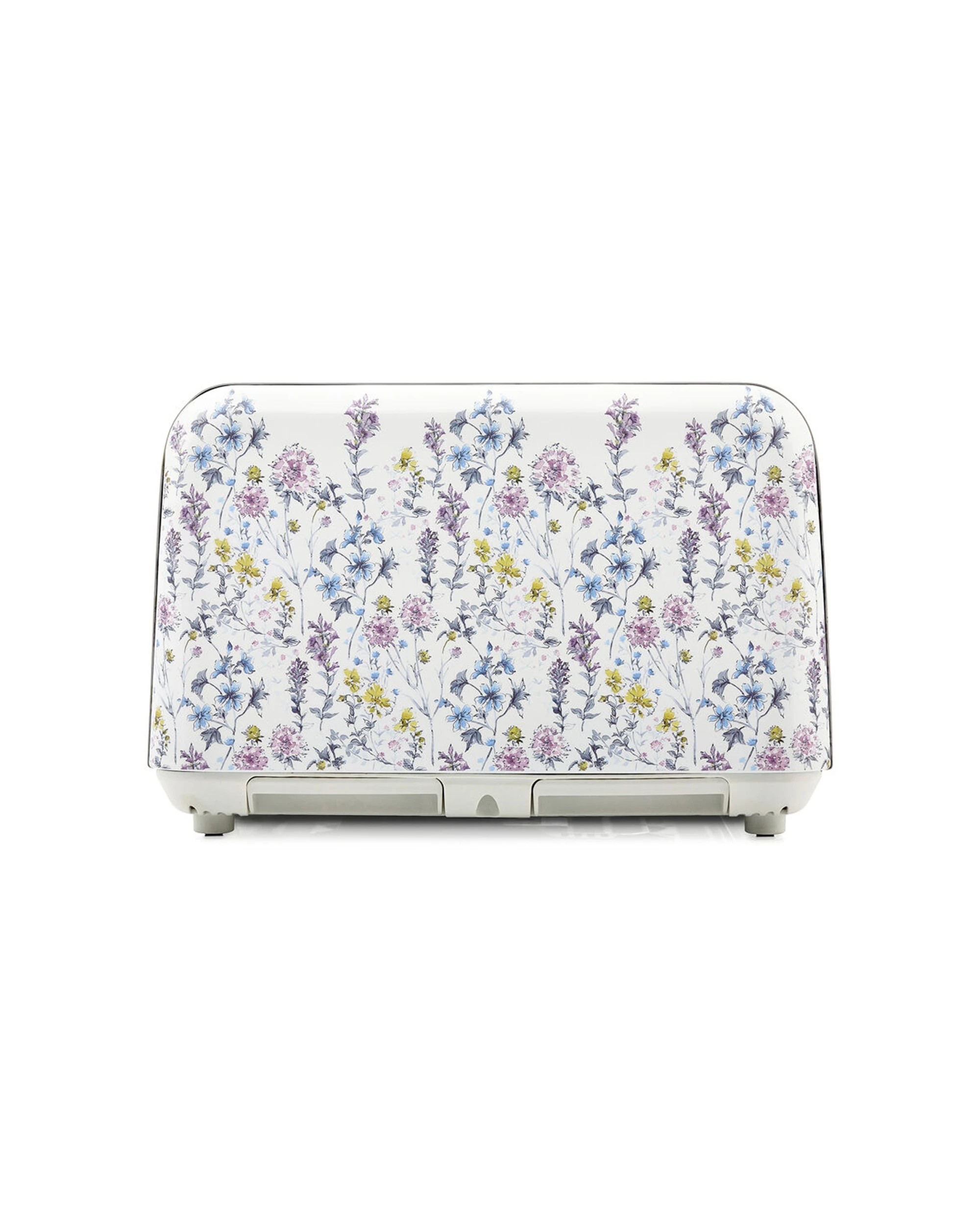 2 Laura Ashley Stainless Steel 4 Slice Toaster - Wild Meadow - Silver, 2 of 5