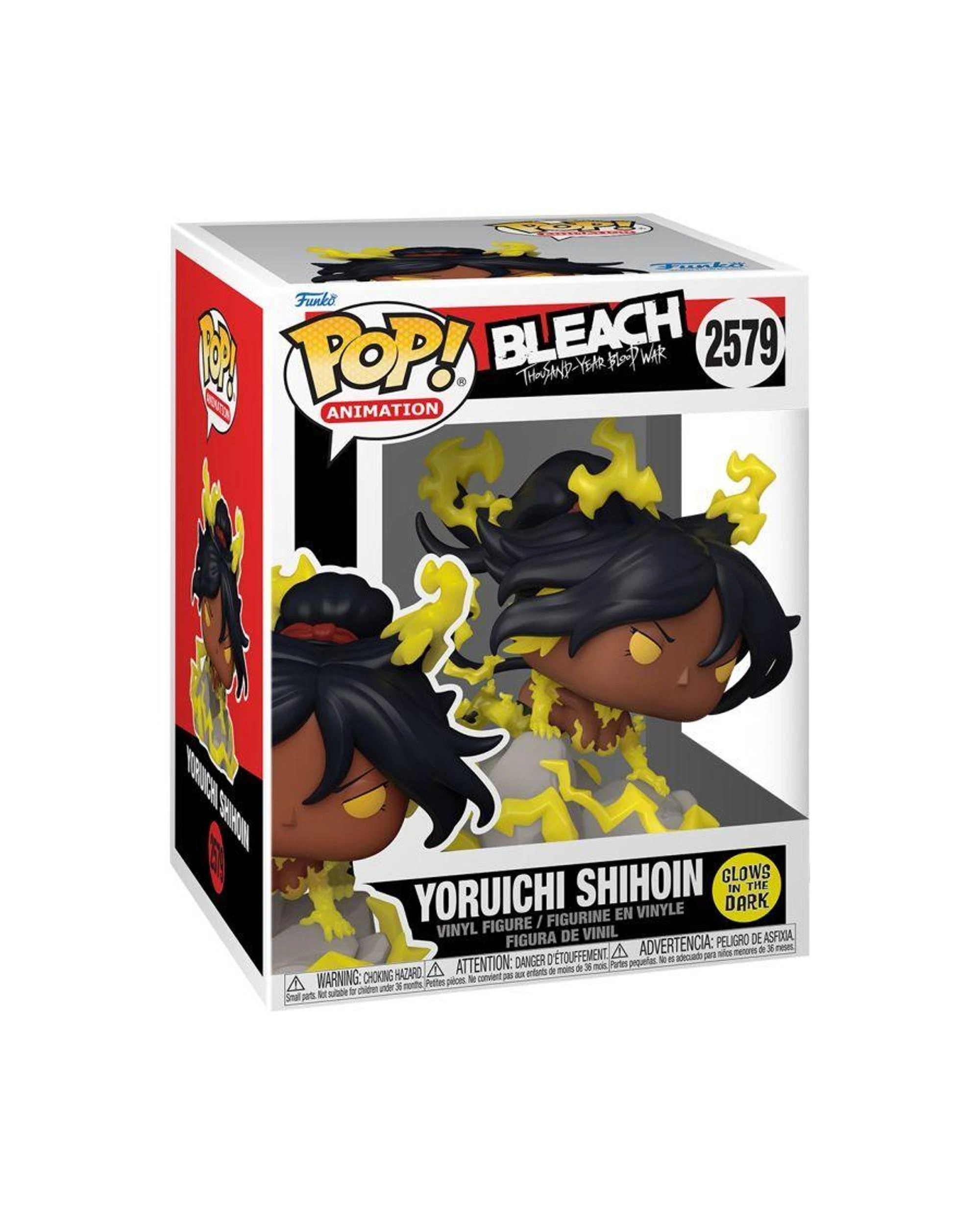4 Bleach Thousand Year Blood War Yoruichi Shihoin Thunder Beast Glow Premium Funko POP! Vinyl, 4 of 4