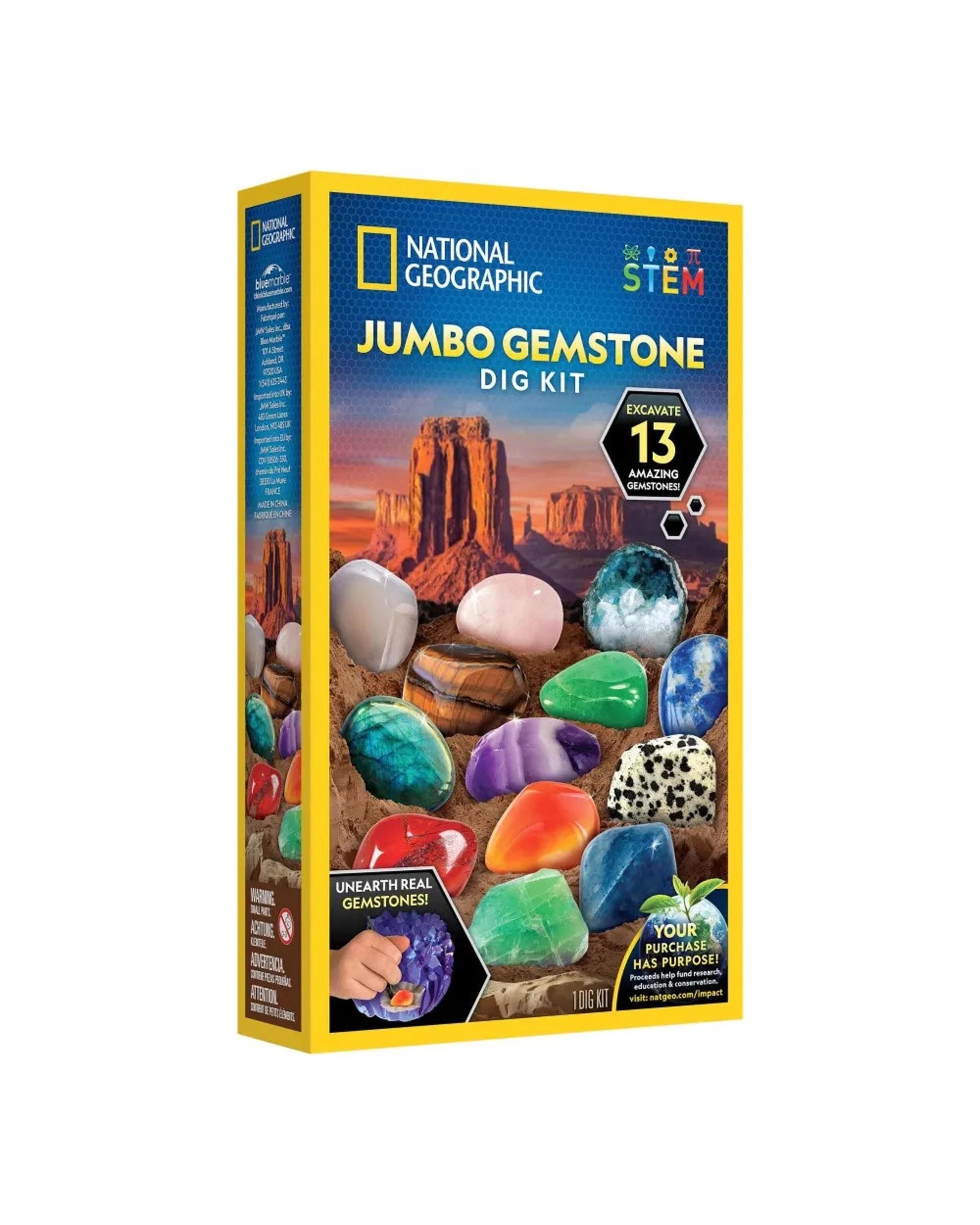 1 National Geographic Jumbo Gemstone Dig Kit, 1 of 2