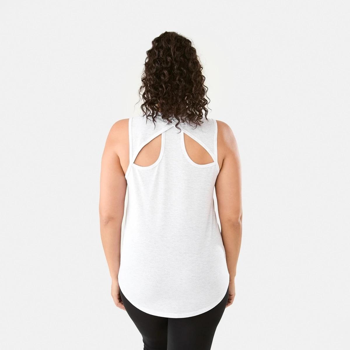 3 Everlast Womens Keyhole Tank EVERLAST BLOCK WHITE MARLE, 3 of 7
