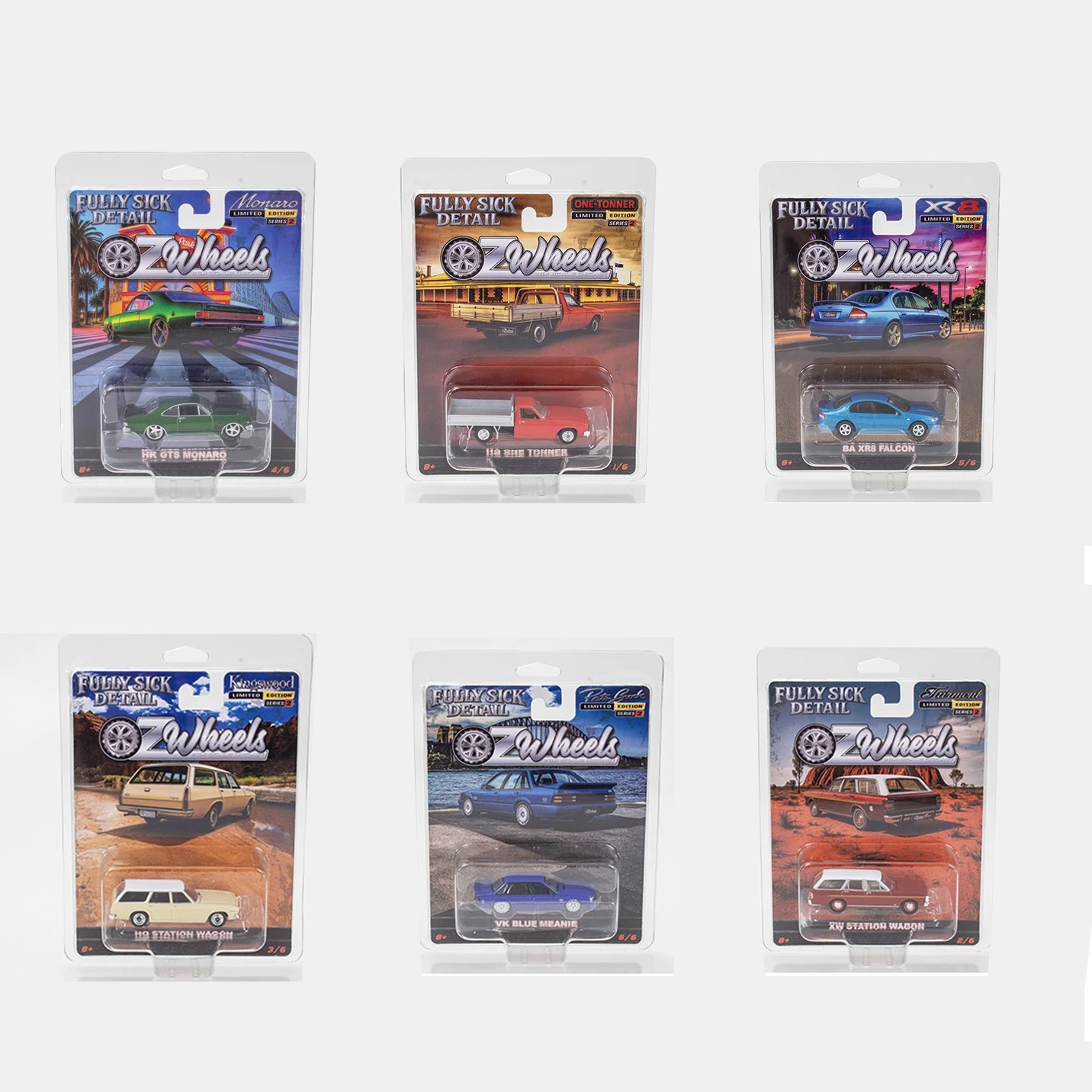 1 OZ Wheels 1:64 Scale Fully Sick Detail Series 2 Diecast Vehicle - Assorted, 1 of 6