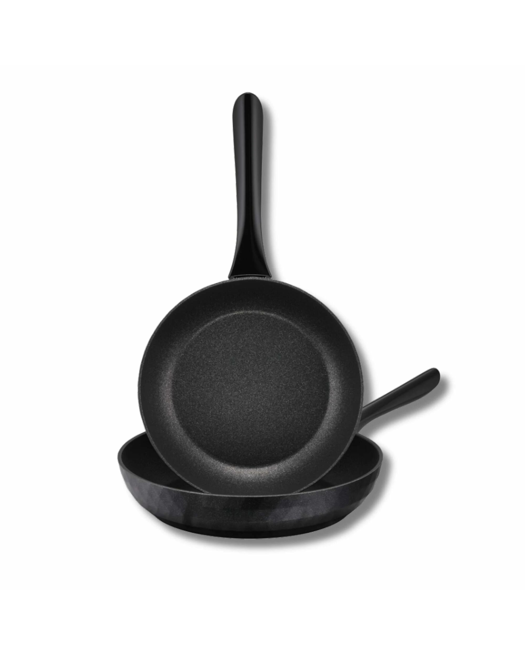 1 Essteele Per Silvia Nonstick Induction Skillet Twin Pack 24/28cm - Black, 1 of 2