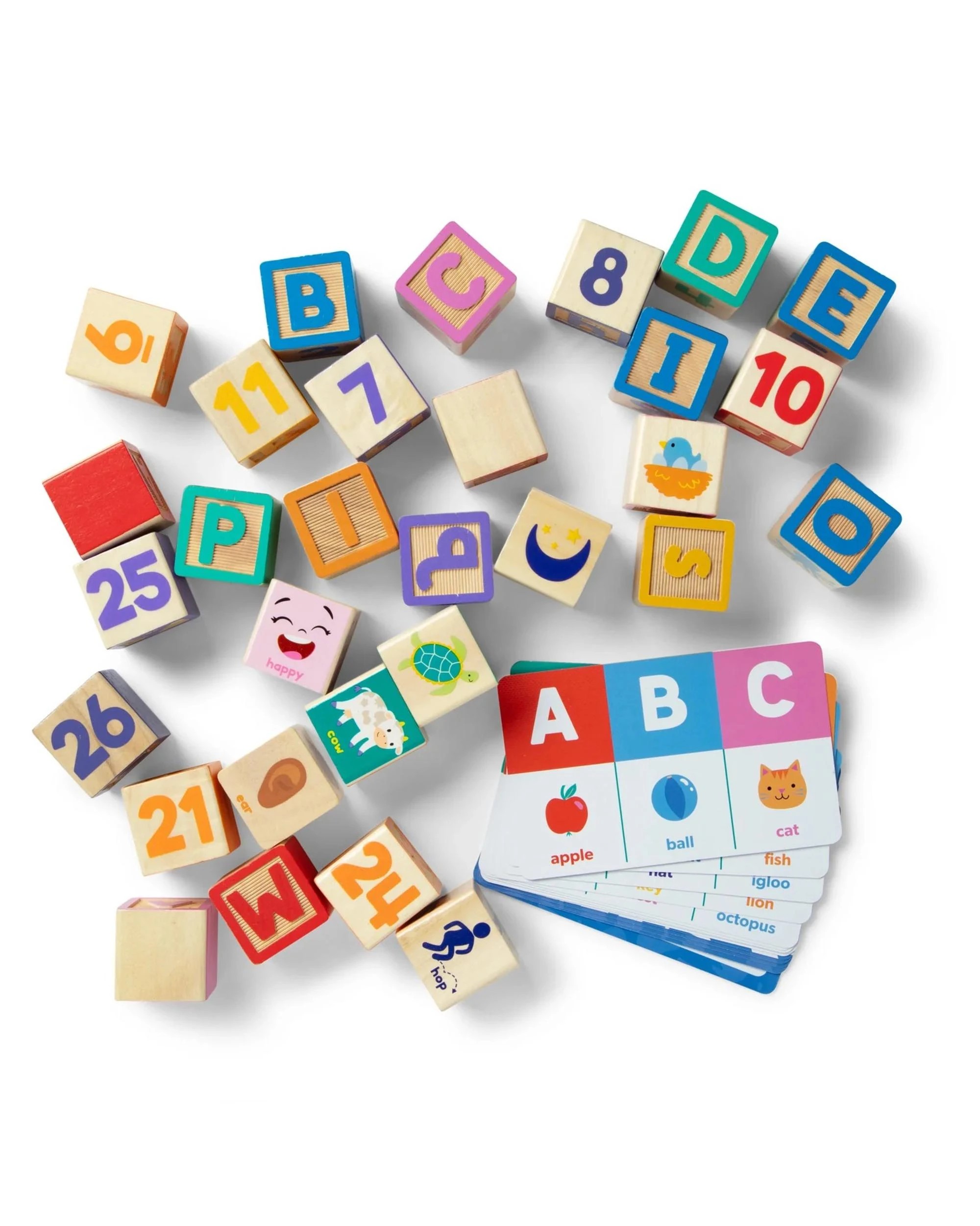 2 Melissa & Doug Melissa and Doug Ms Rachel Wooden Learning Blocks, 2 of 9