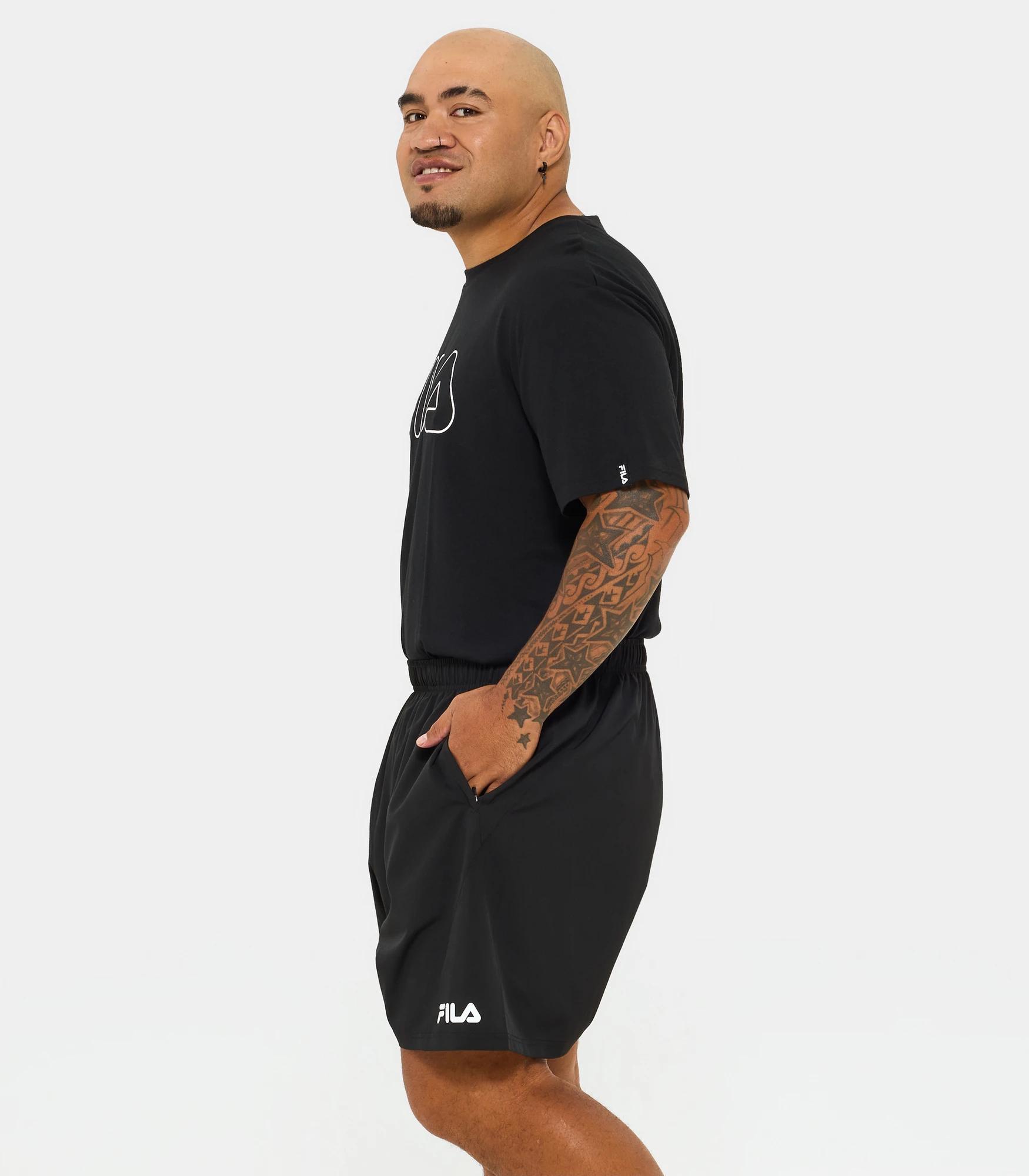 3 Fila Plus Judd Shorts BLACK, 3 of 5