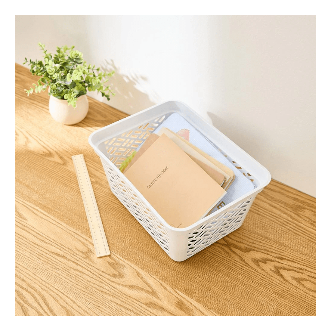 2 Keji Large Storage Basket 8.7L White, 2 of 3