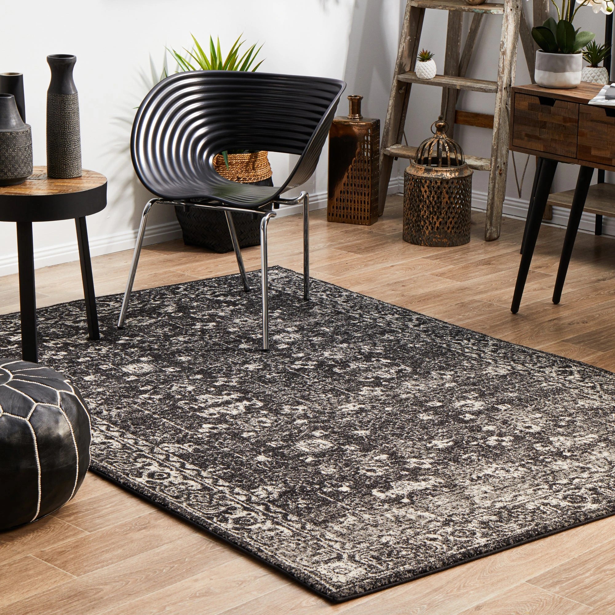 2 Common Ground Rugs Encore 252 230x160cm - Medium Floor Rug - Charcoal, 2 of 9