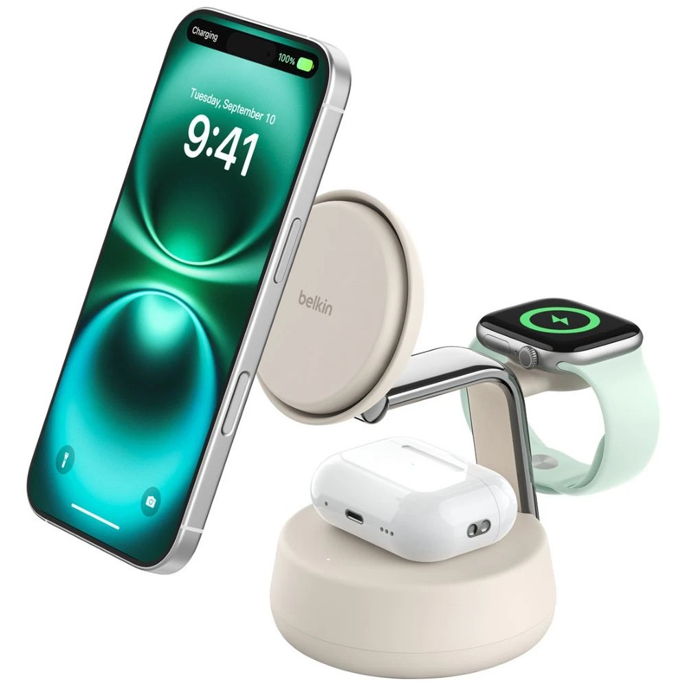 2 Belkin Qi2 3-in-1 Wireless Charger with ChillBoost, 2 of 4