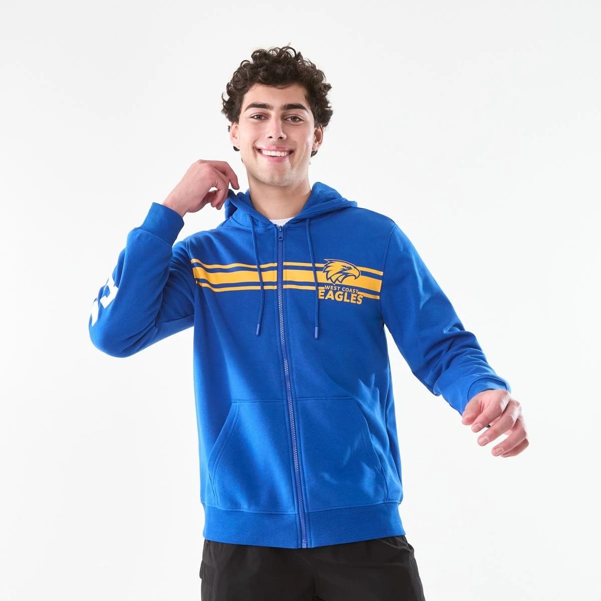 3 Official AFL Adult Zip Through Hoodie West Coast, 3 of 9
