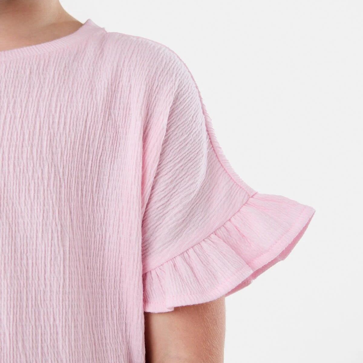 4 Short Sleeve Crinkle T-shirt BALLERINA, 4 of 6