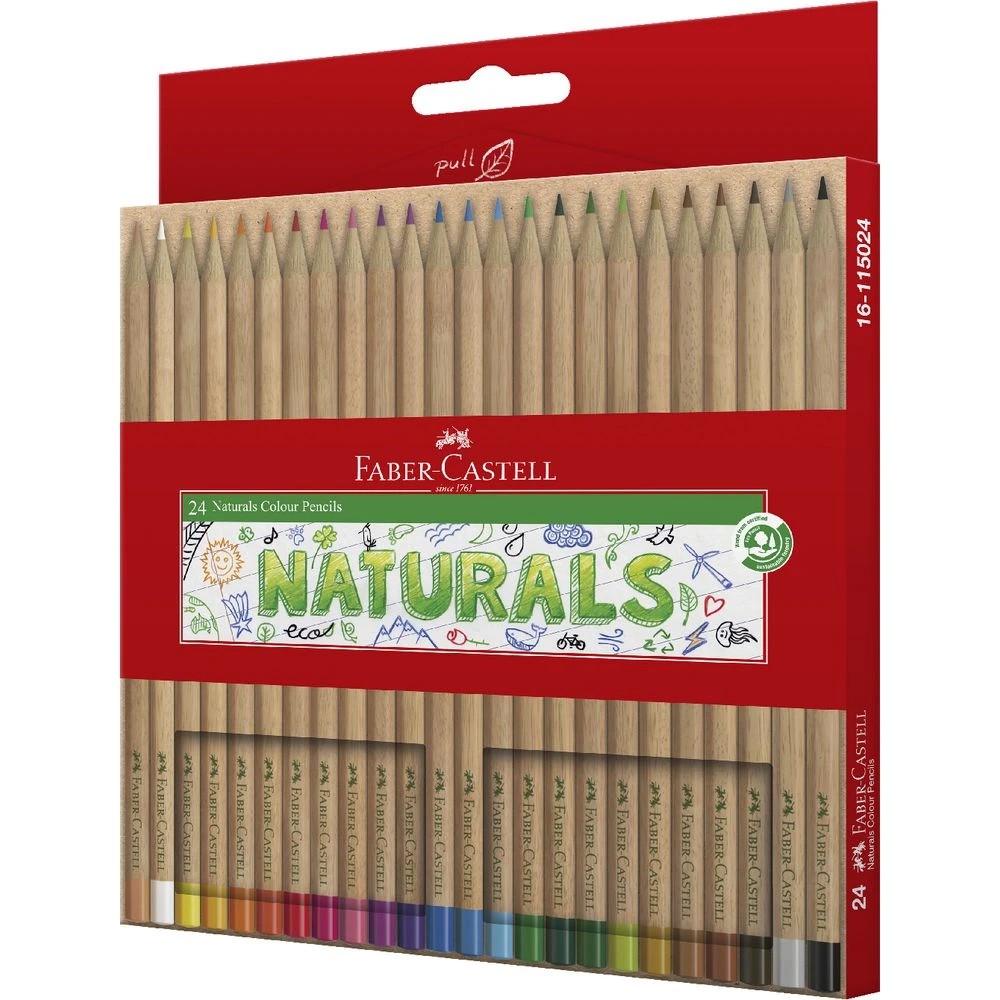 3 Faber-Castell Natural Colour Pencils 24 Pack, 3 of 5