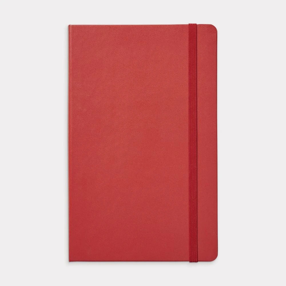 4 Moleskine Classic Hardcover Ruled Large 240pg Notebook Red, 4 of 5