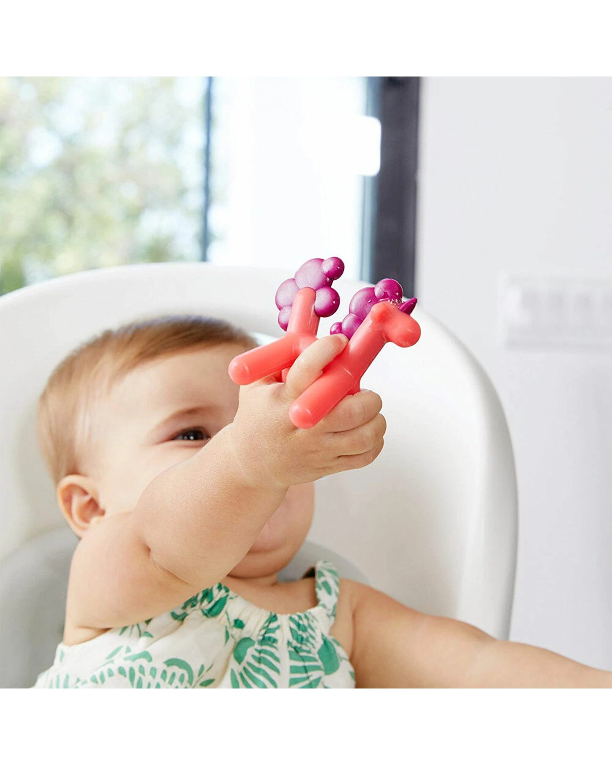 6 BOON Prance 4PK Silicone Baby Teether Set - Multi, 6 of 6