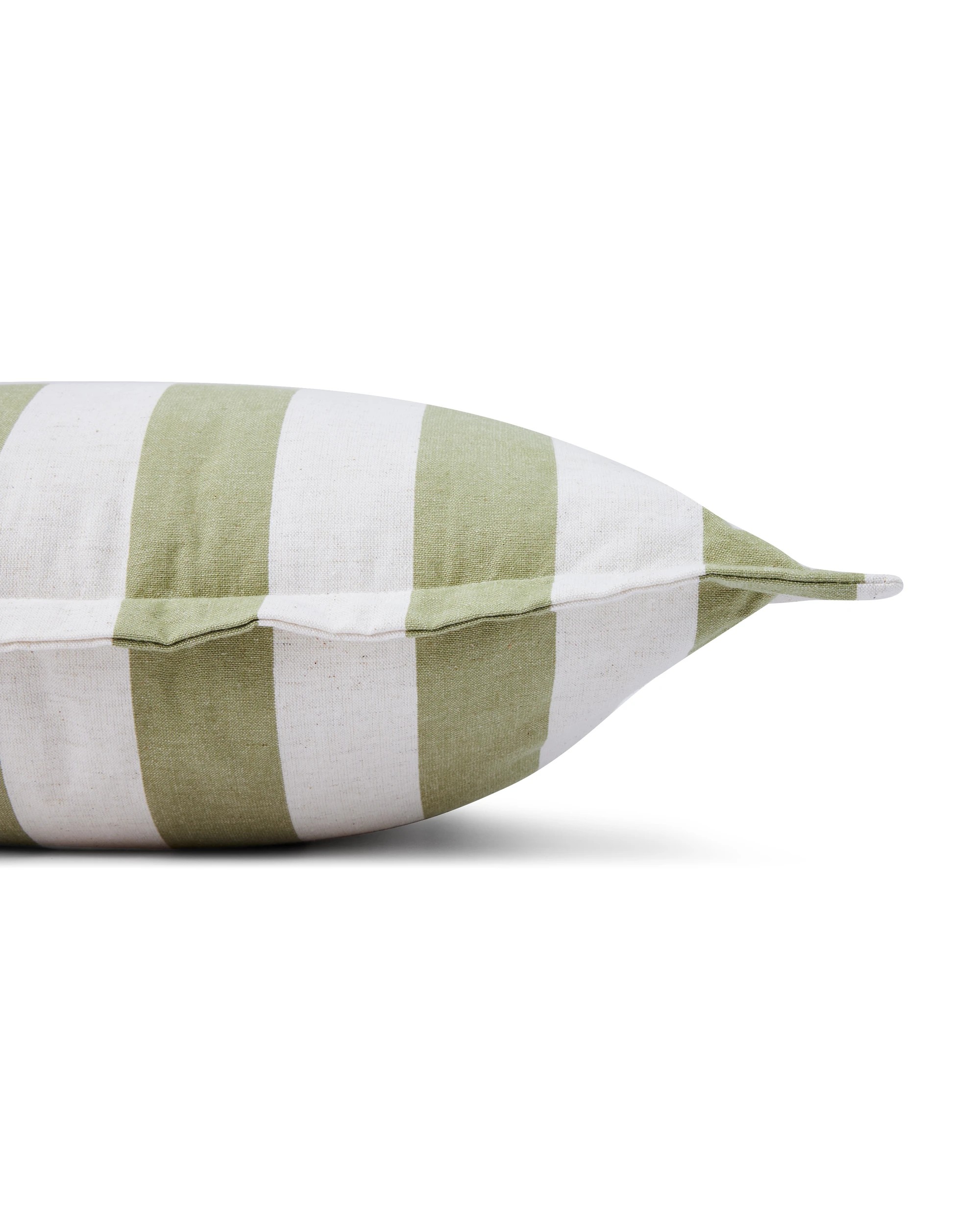 2 50cm Stripe Cushion - Sage, 2 of 4