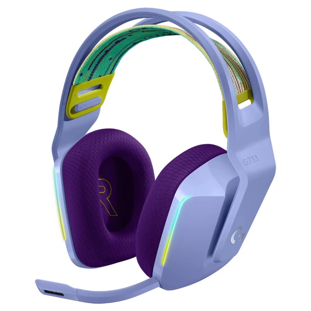 1 Logitech G733 Lightspeed Wireless RGB Gaming Headset - Lilac
 - Purple, 1 of 3