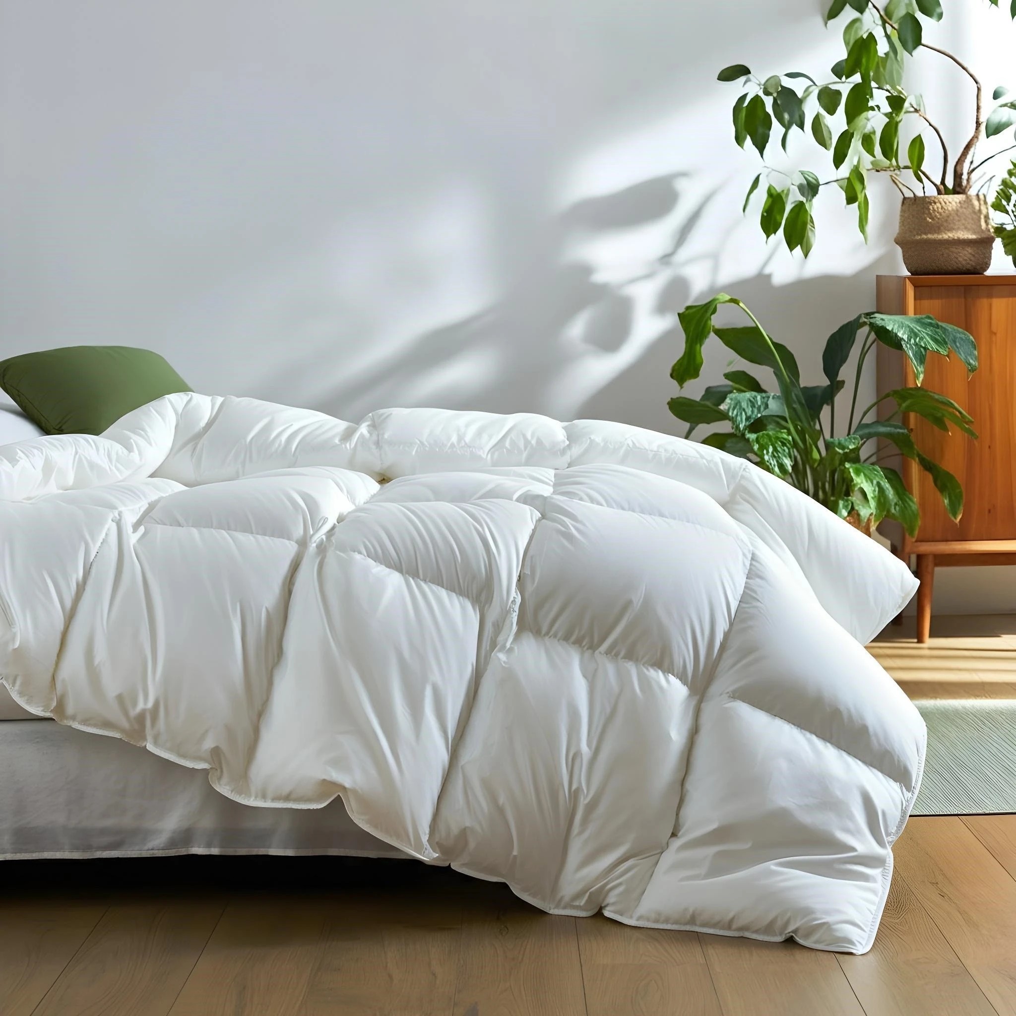 5 Royal Comfort 800GSM Silk Blend Quilt Duvet Ultra Warm Winter Weight - Queen Bed - White, 5 of 6