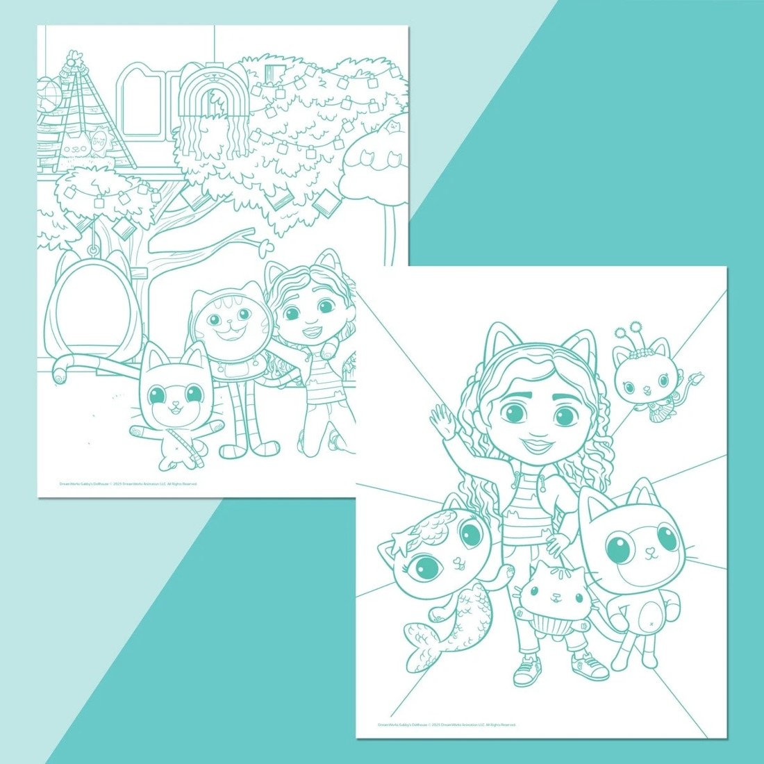 3 Kaleidoscope Colour-Me-Magnets Gabby's Dollhouse Colouring Book, 3 of 6