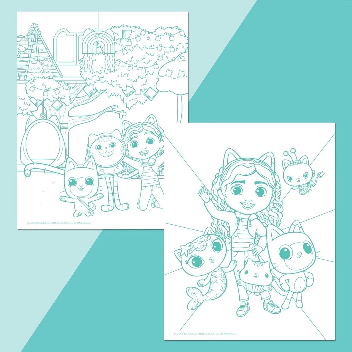 3 Kaleidoscope Colour-Me-Magnets Gabby's Dollhouse Colouring Book, 3 of 6