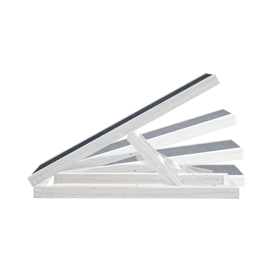 4 Advwin Pet Ramp Dog Steps Stairs 3 Height Adjustable, 4 of 8