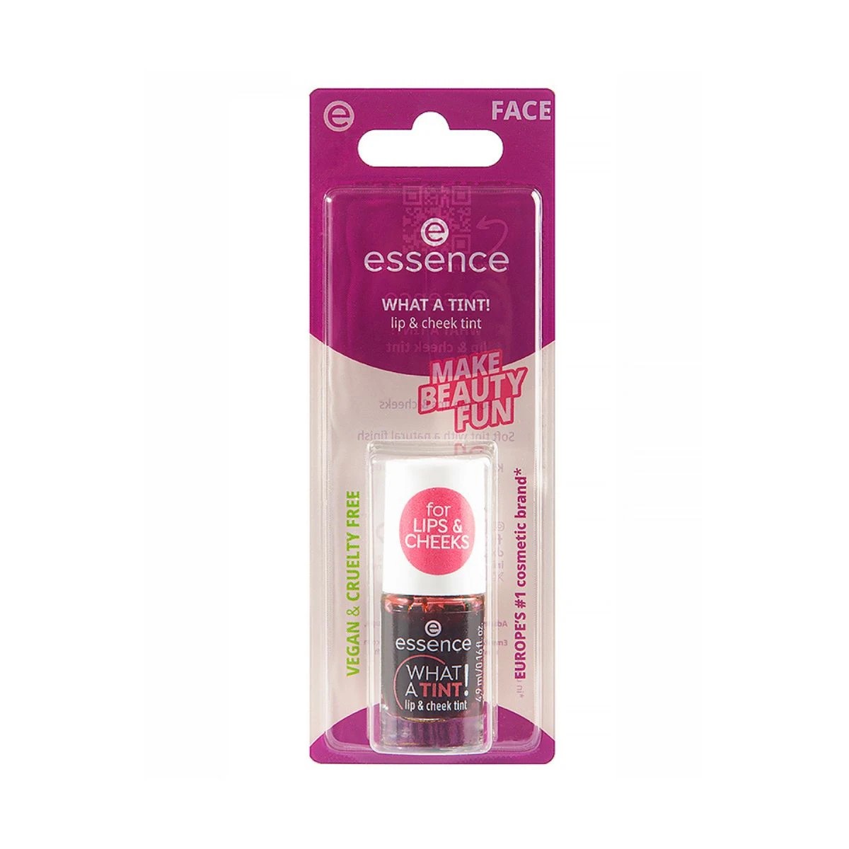 1 Essence What A Tint! Lip and Cheek Tint - Pink, 1 of 8