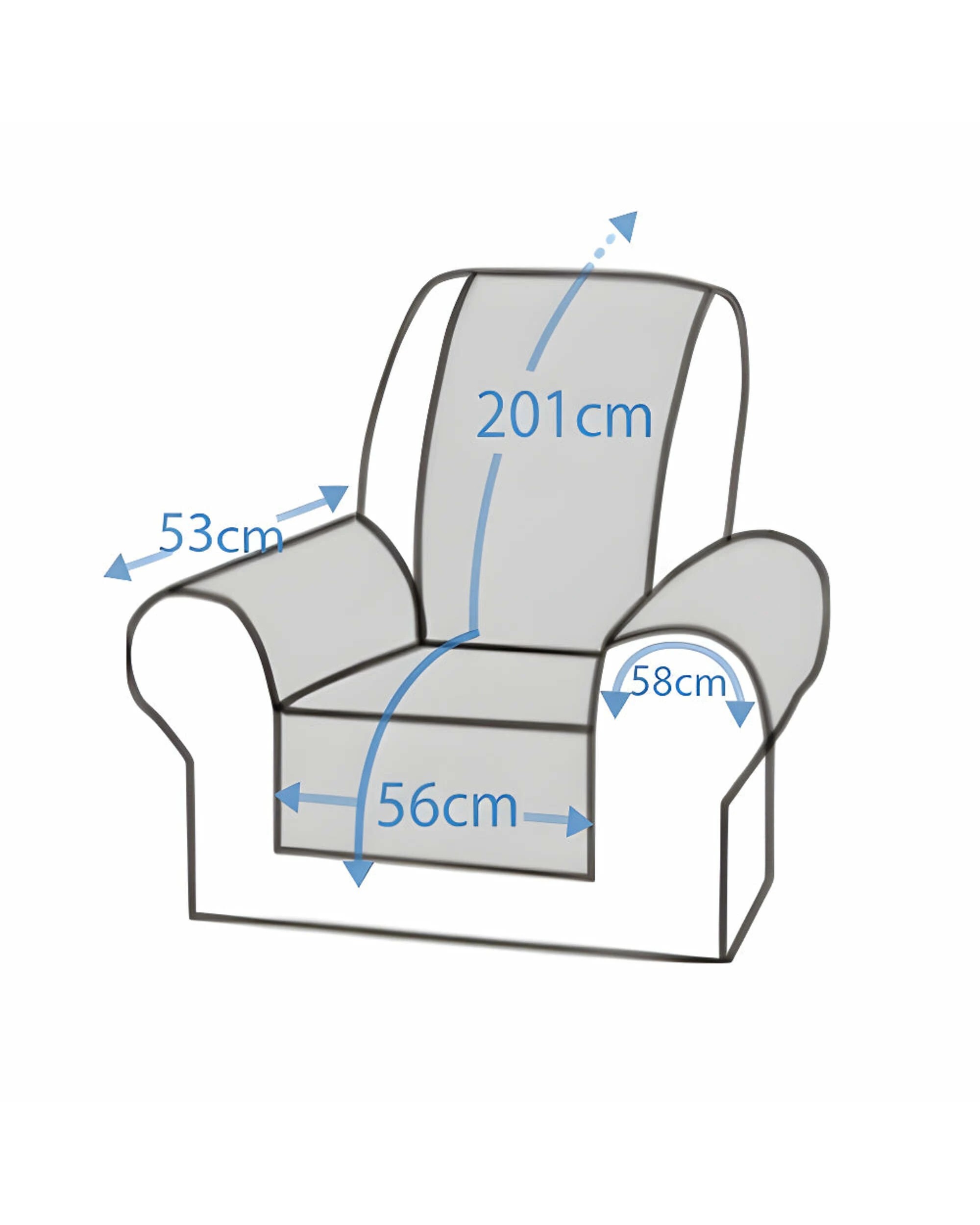 5 Smarcute 1 Seater Reversible Non-Slip Recliner Chair Cushion with Straps - Burgundy, 5 of 5
