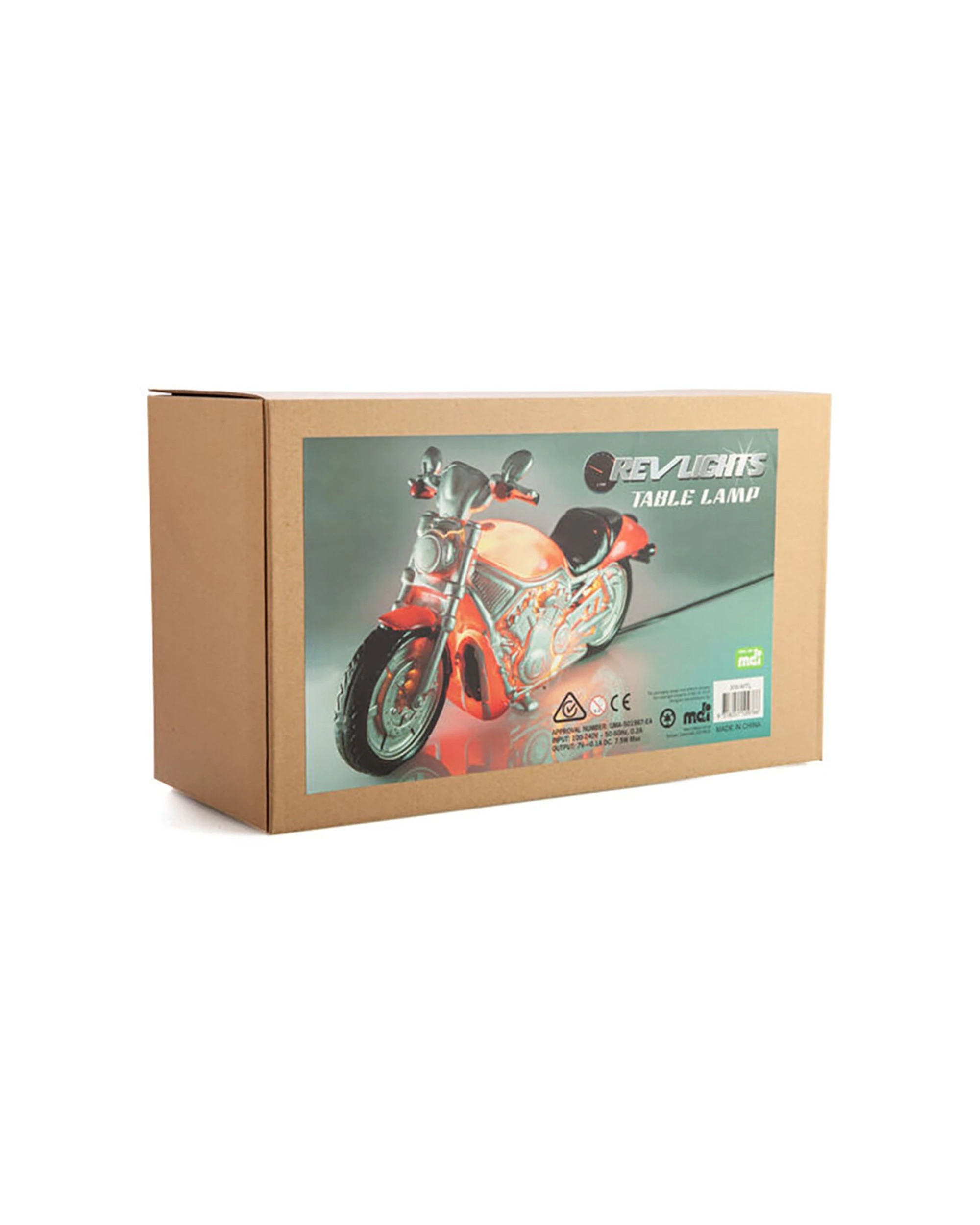 6 MDI Aus Motorcycle Corded Table Lamp Home Room Tabletop Decor Unique Design - Multi, 6 of 6