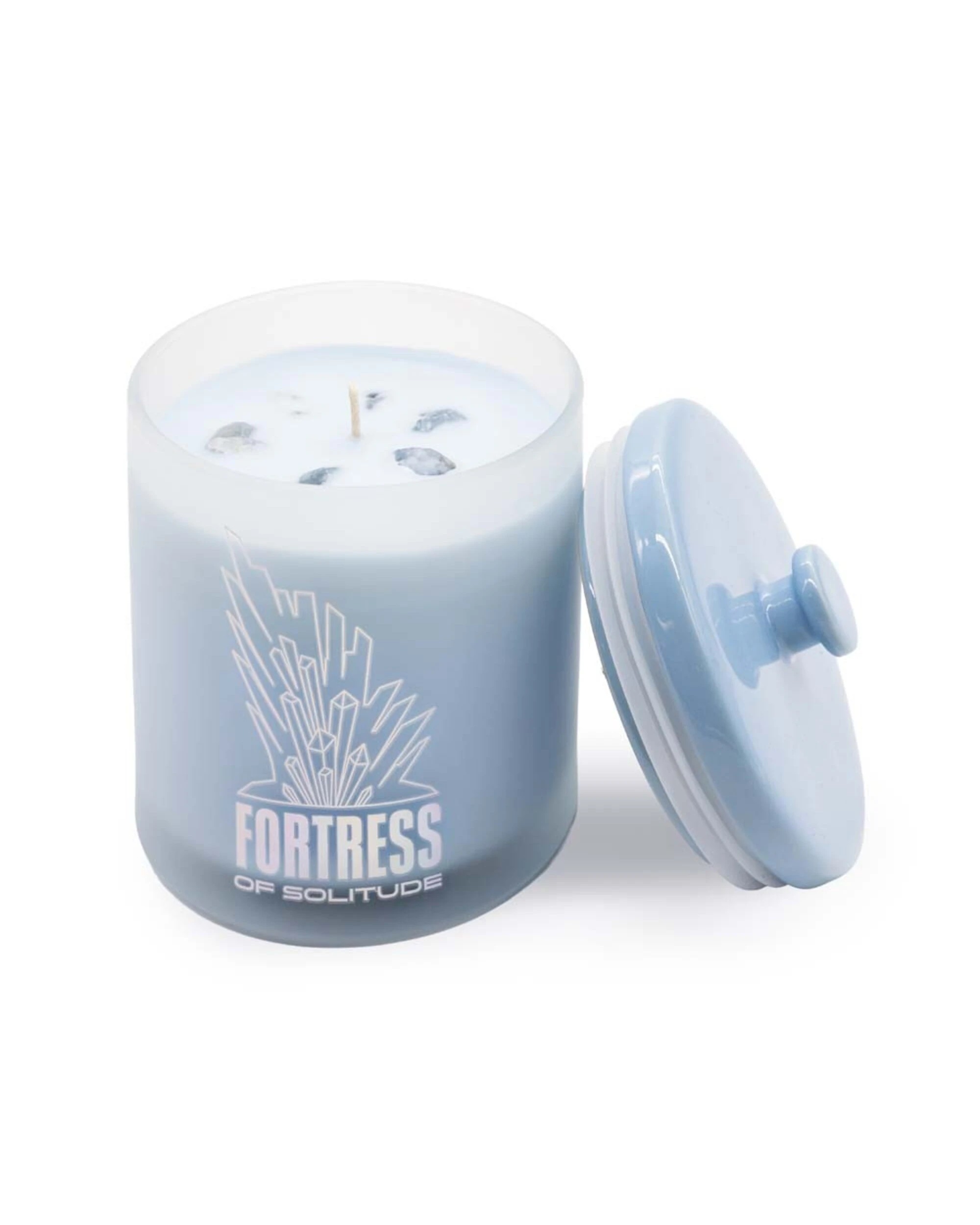 1 DC Comics - Superman - Fortress of Solitude Glass Candle, 1 of 2