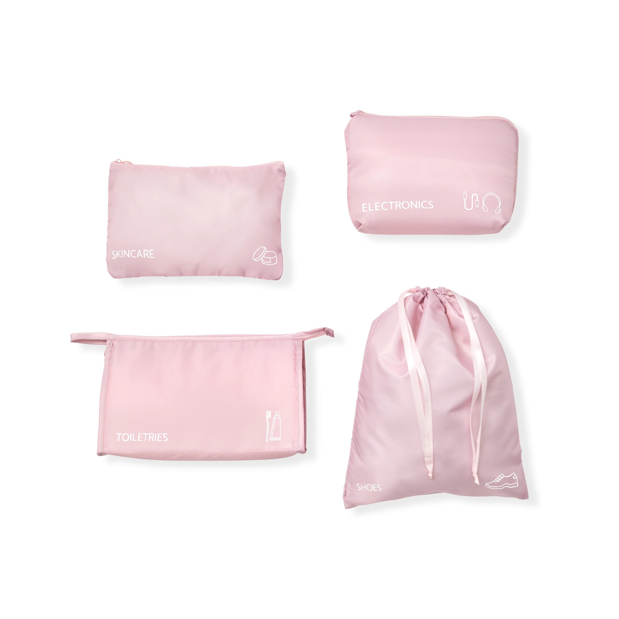 7 7 Piece Packing Cube - Pink, 7 of 10